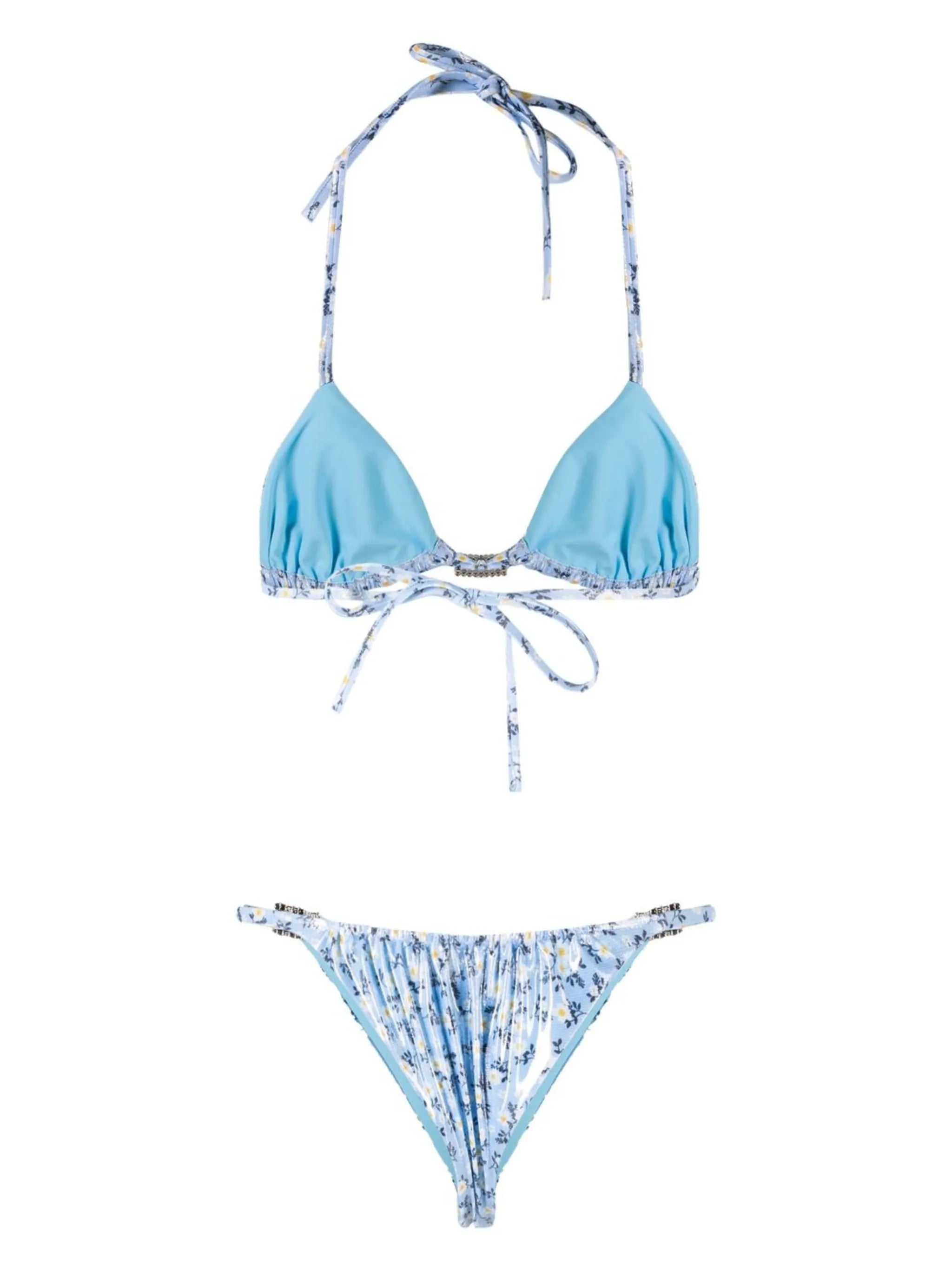daisy-print bikini