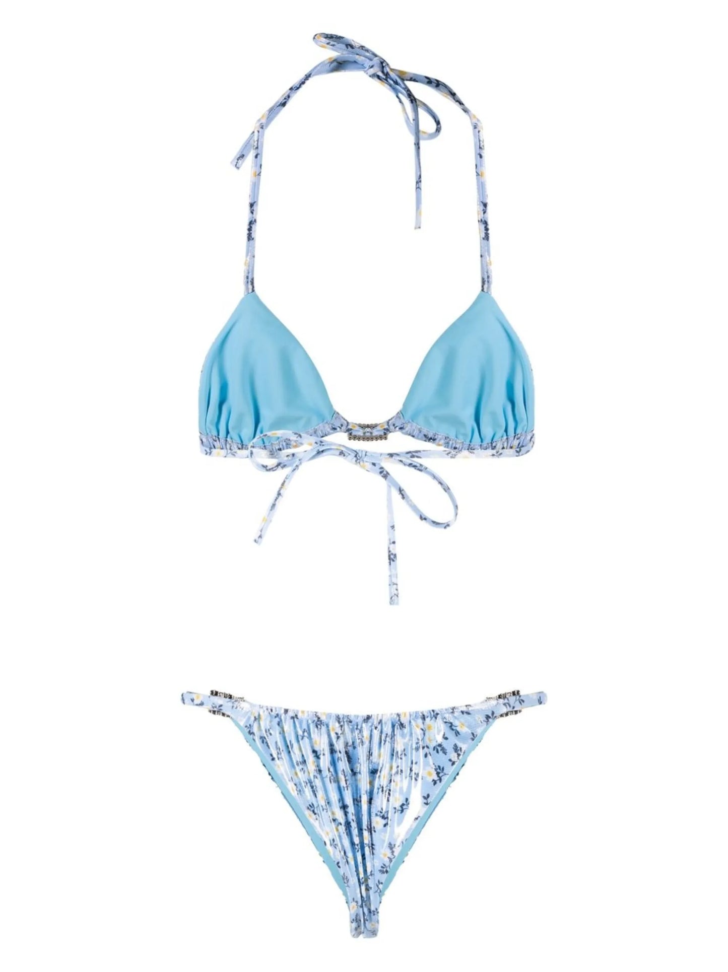 daisy-print bikini