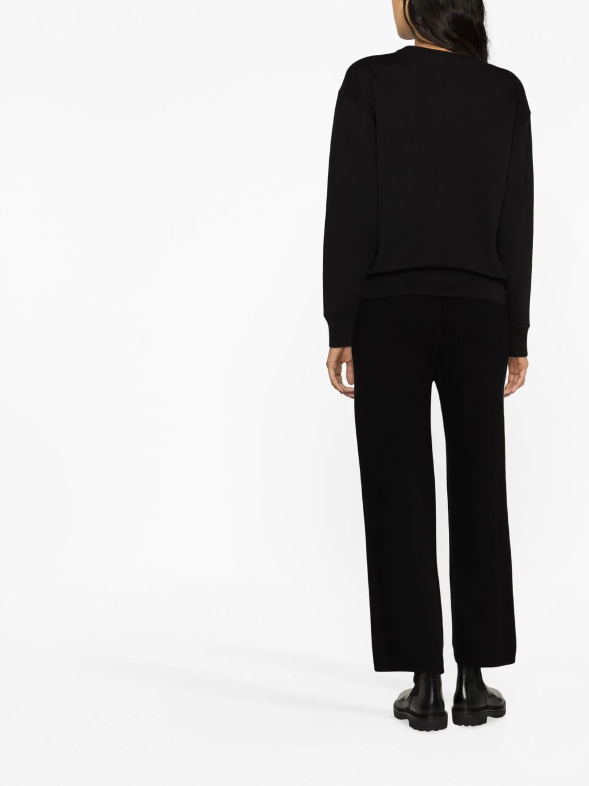logo-embroidered cotton sweatshirt