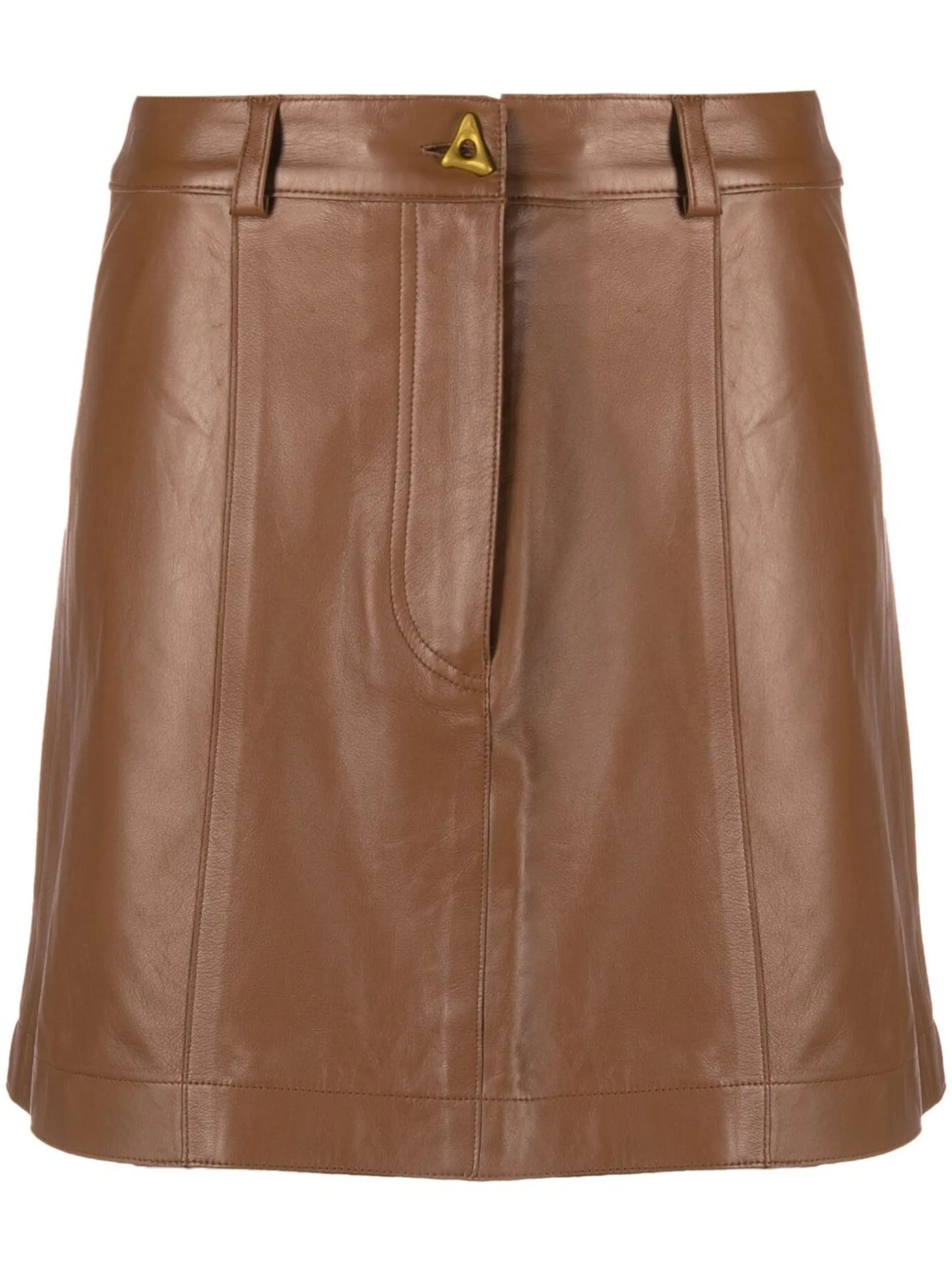 Rudens leather mini skirt
