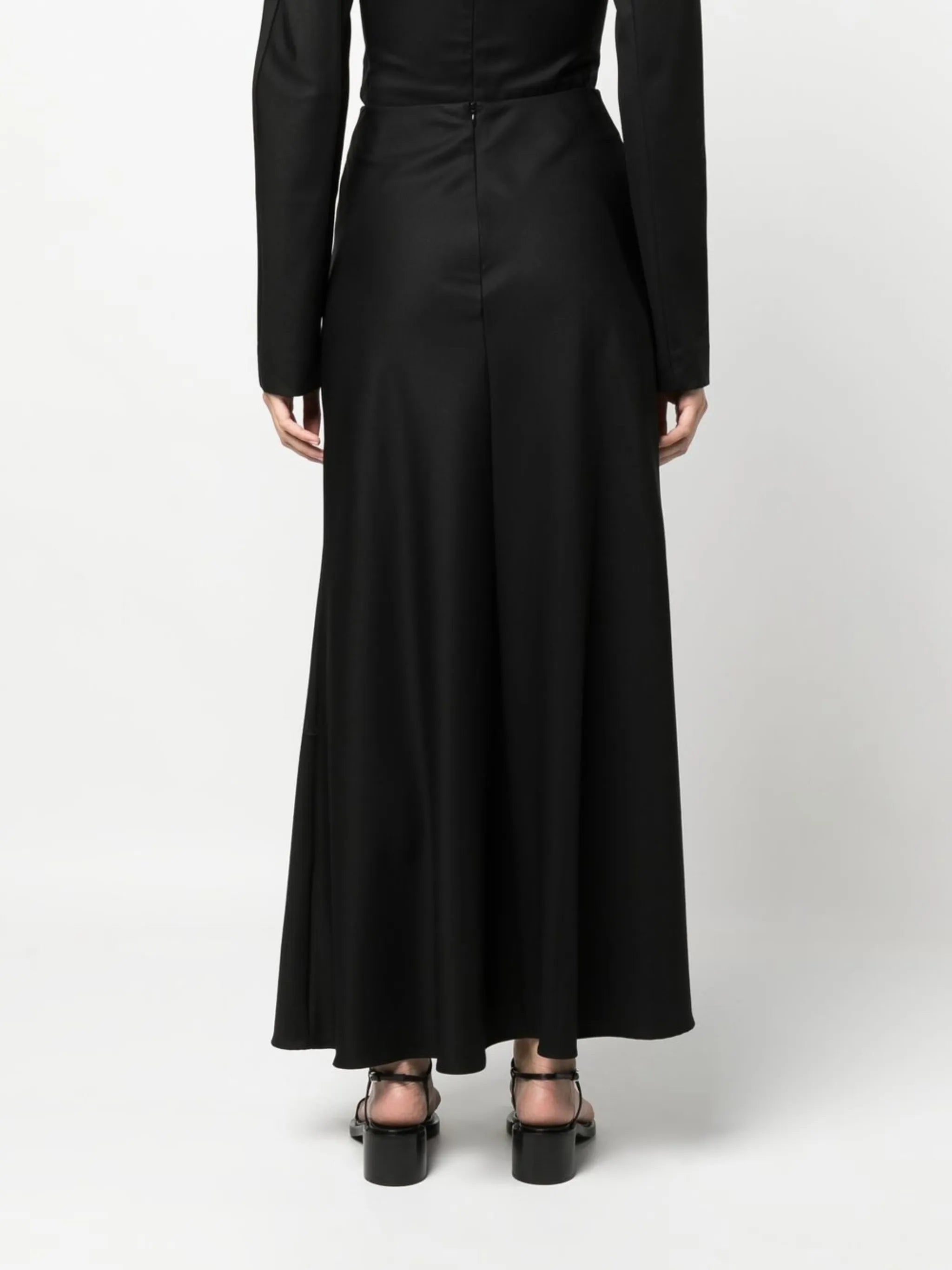 cut-out maxi skirt