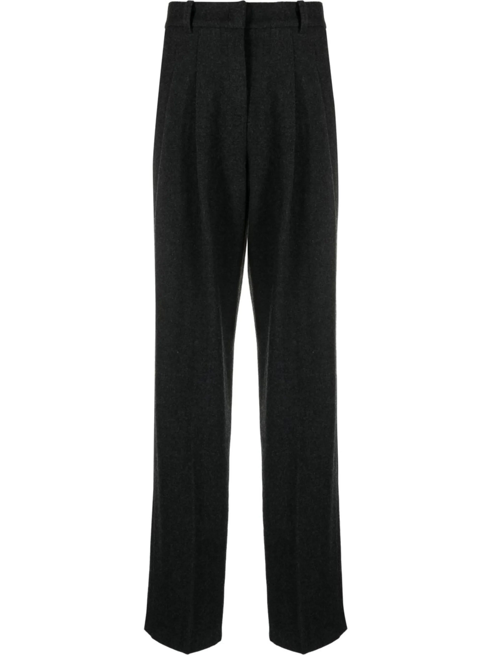 Layton high-waist wool trousers
