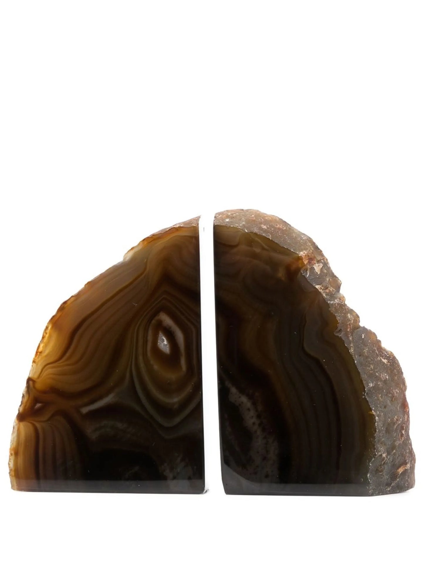 Natural Agate bookend set