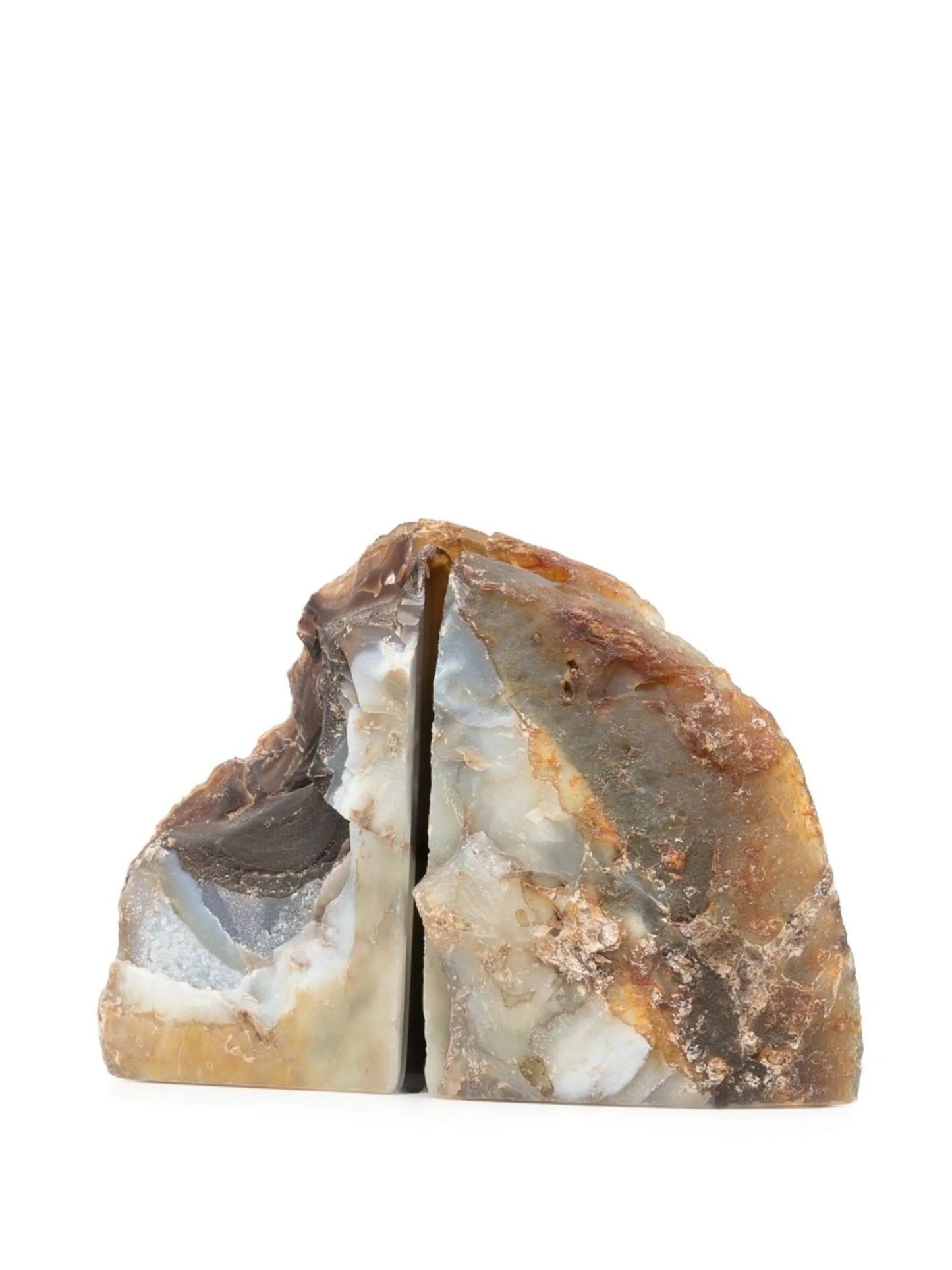 Natural Agate bookend set