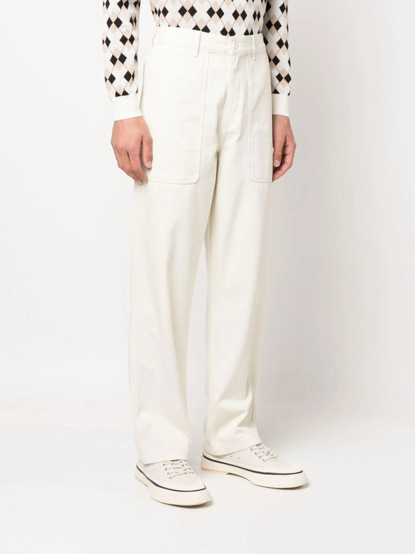Broom straight-leg trousers
