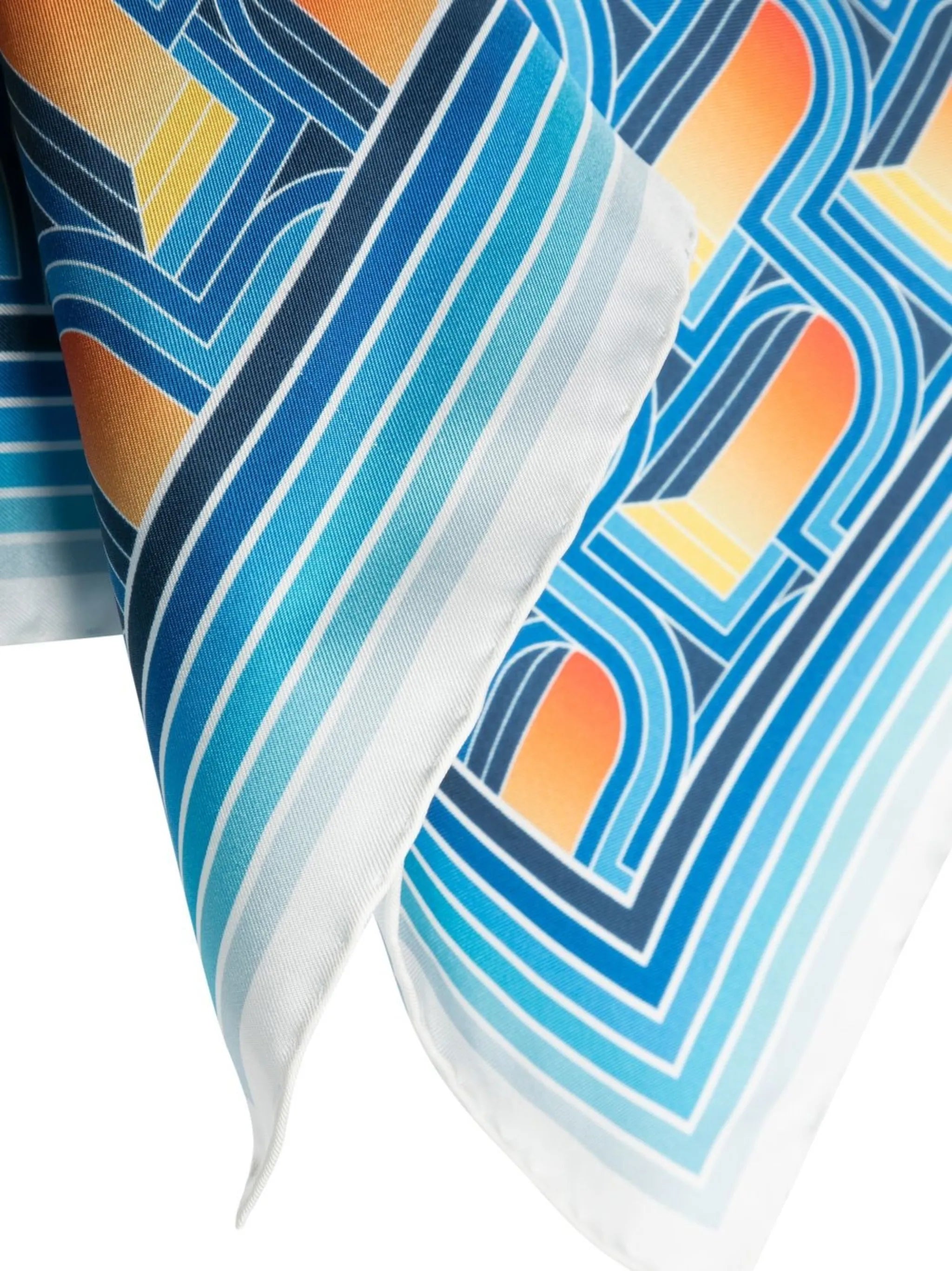 L'Arche De Nuit-print scarf