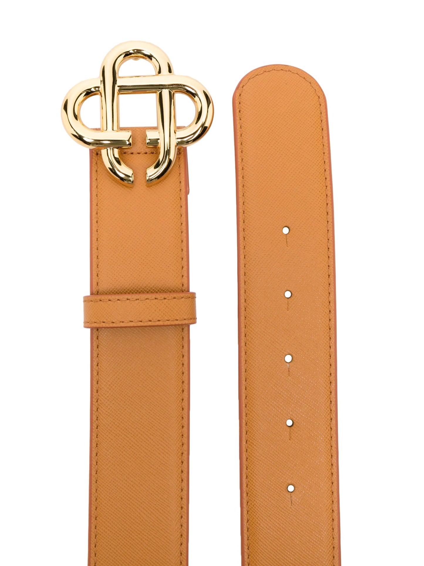 monogram plaque buckle
