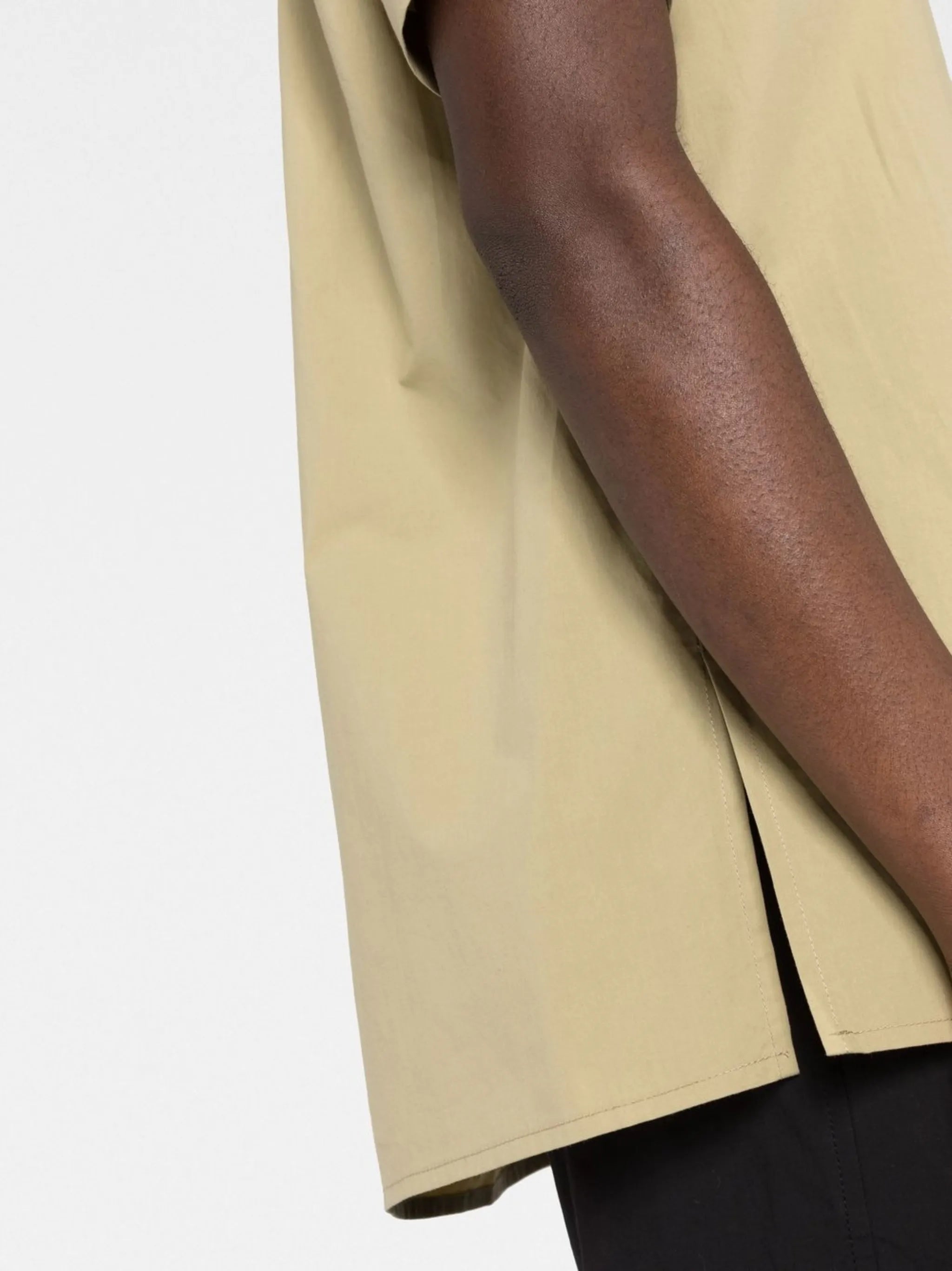 Relaxed organic-cotton short sleeved shirt