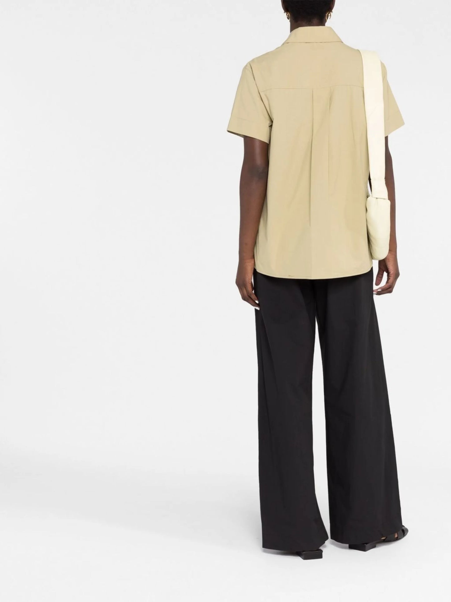 Relaxed organic-cotton short sleeved shirt