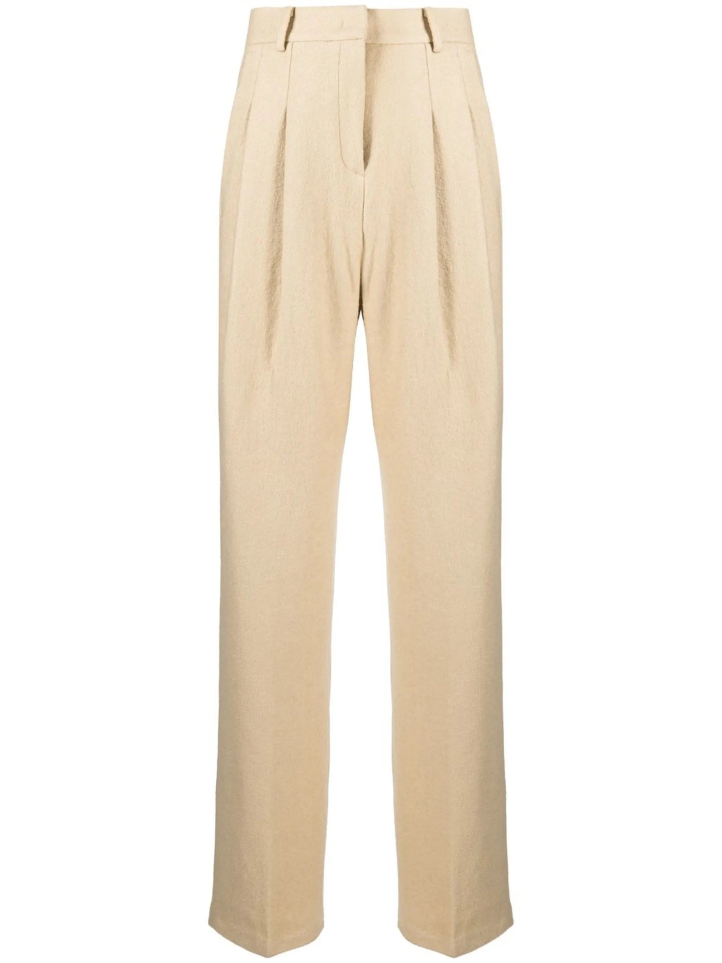 Layton pleated wool trousers