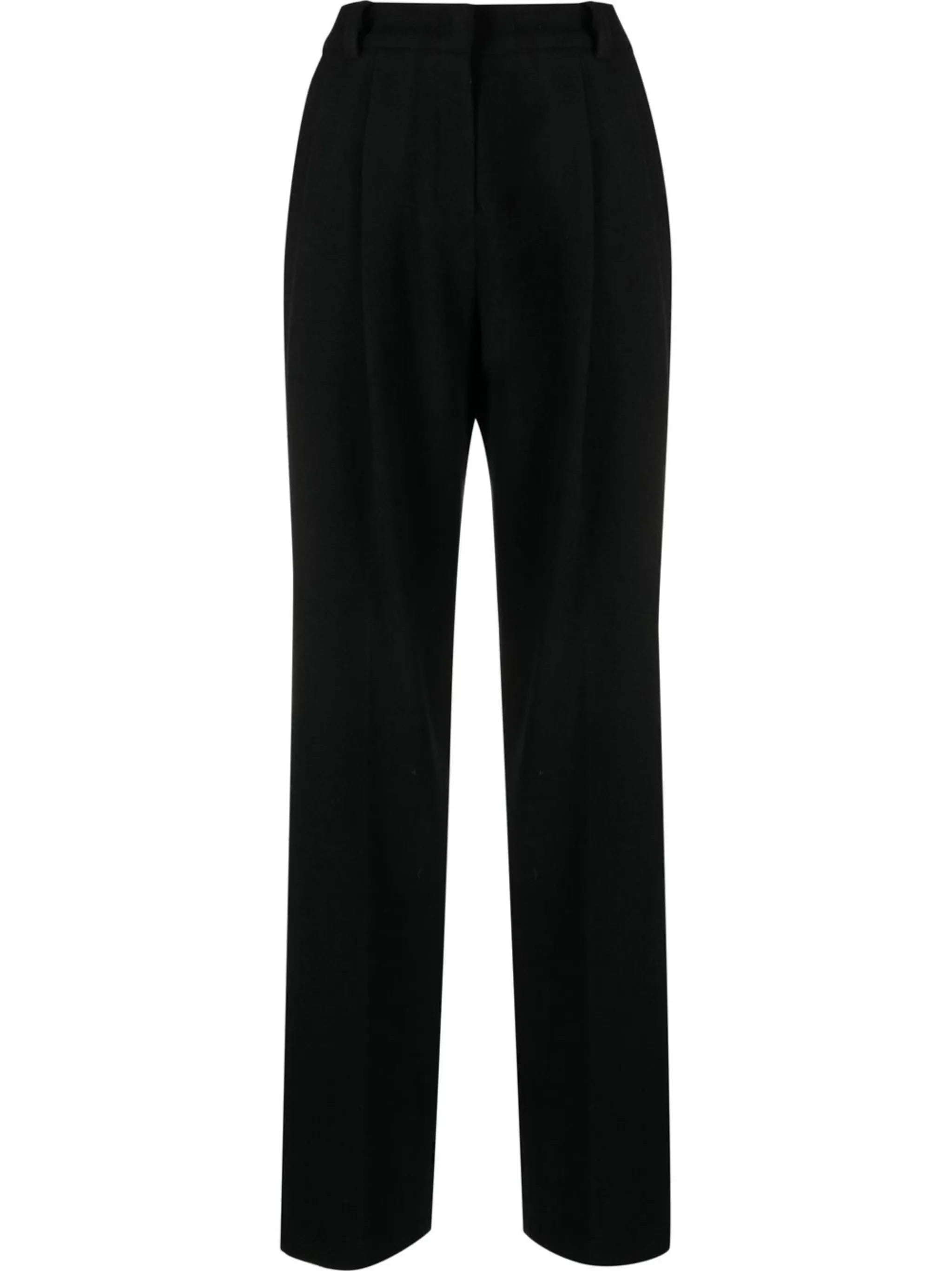 Layton pleated wool trousers