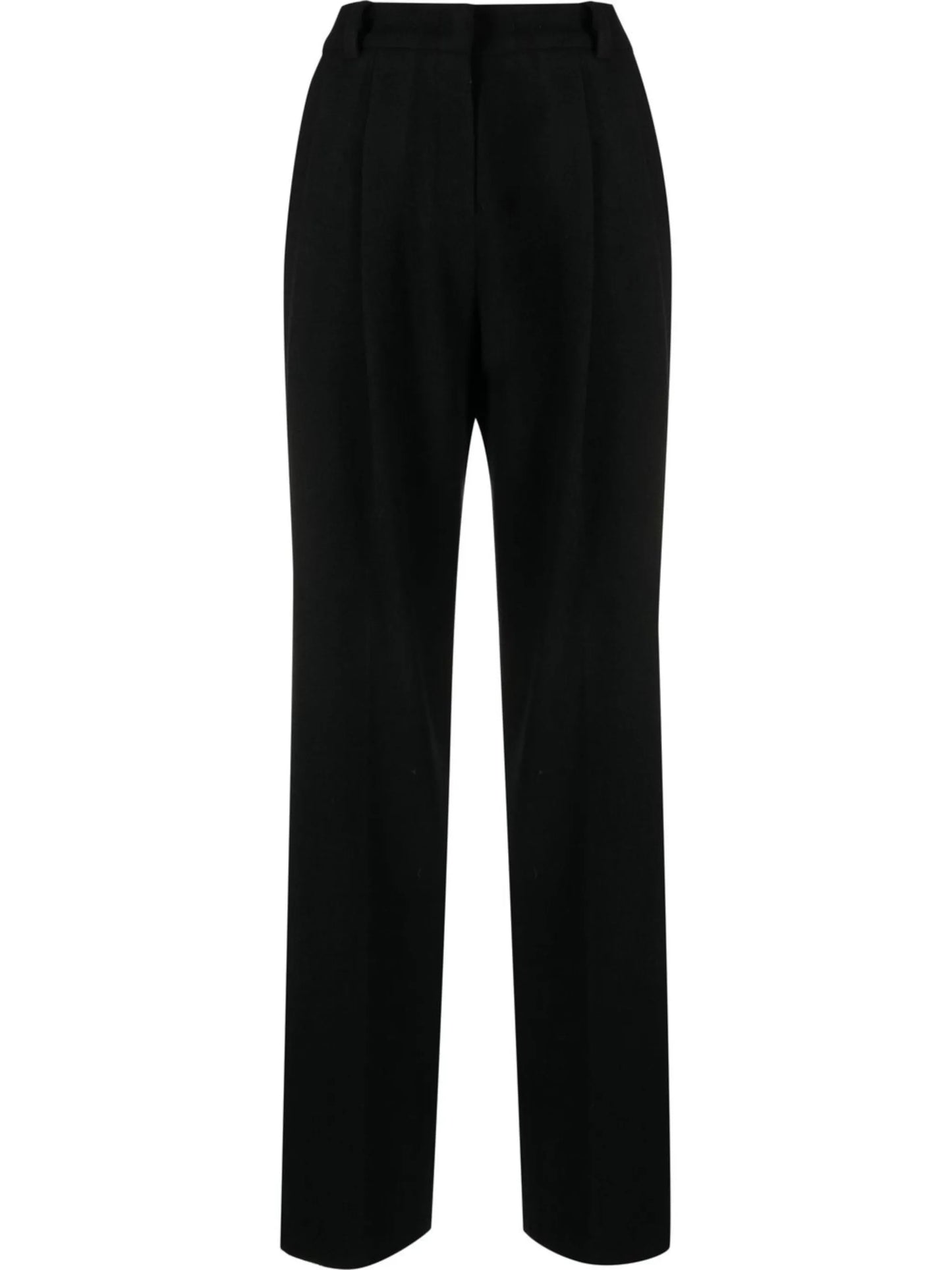 Layton pleated wool trousers