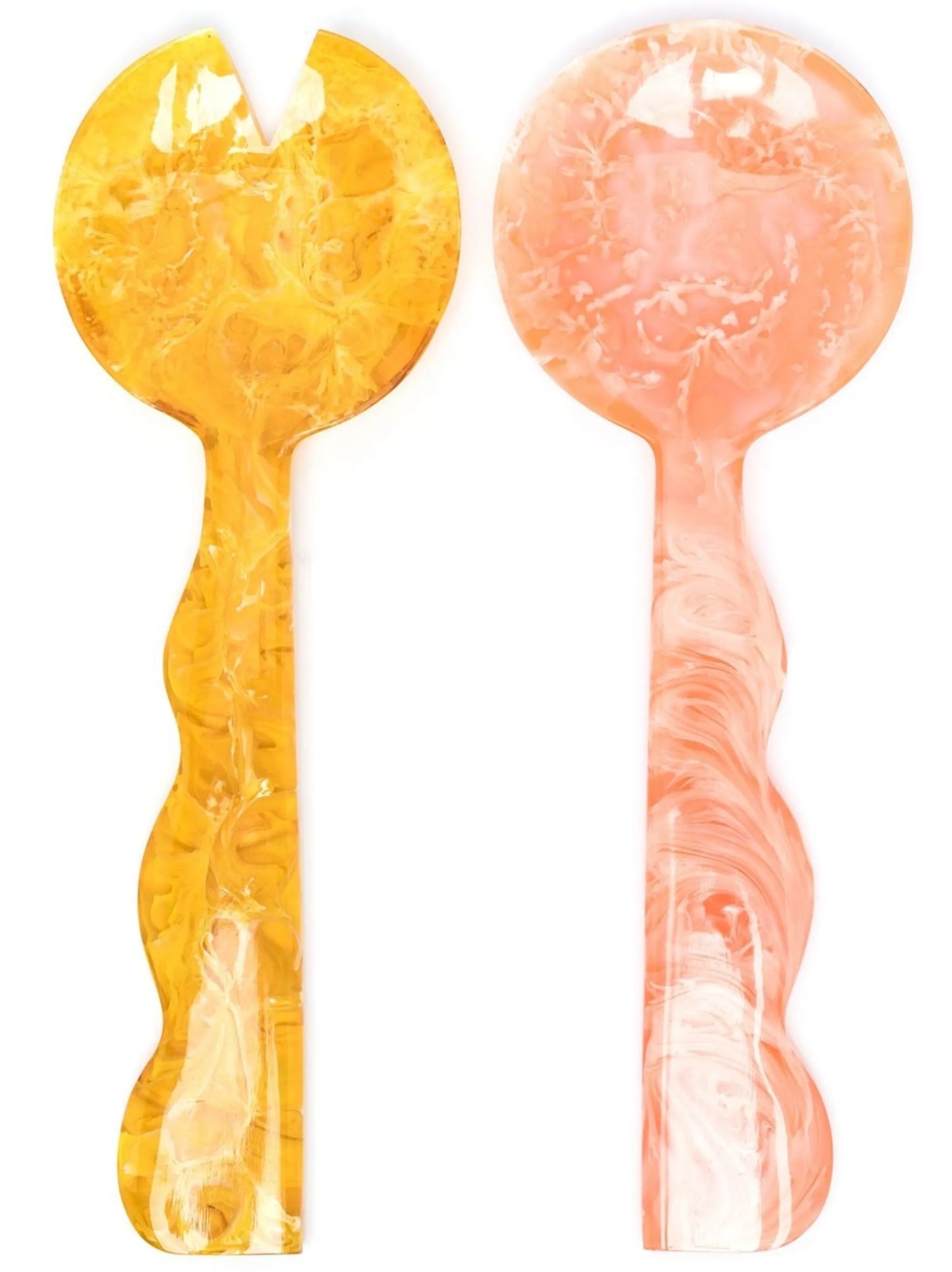 Como Ripple salad serving set