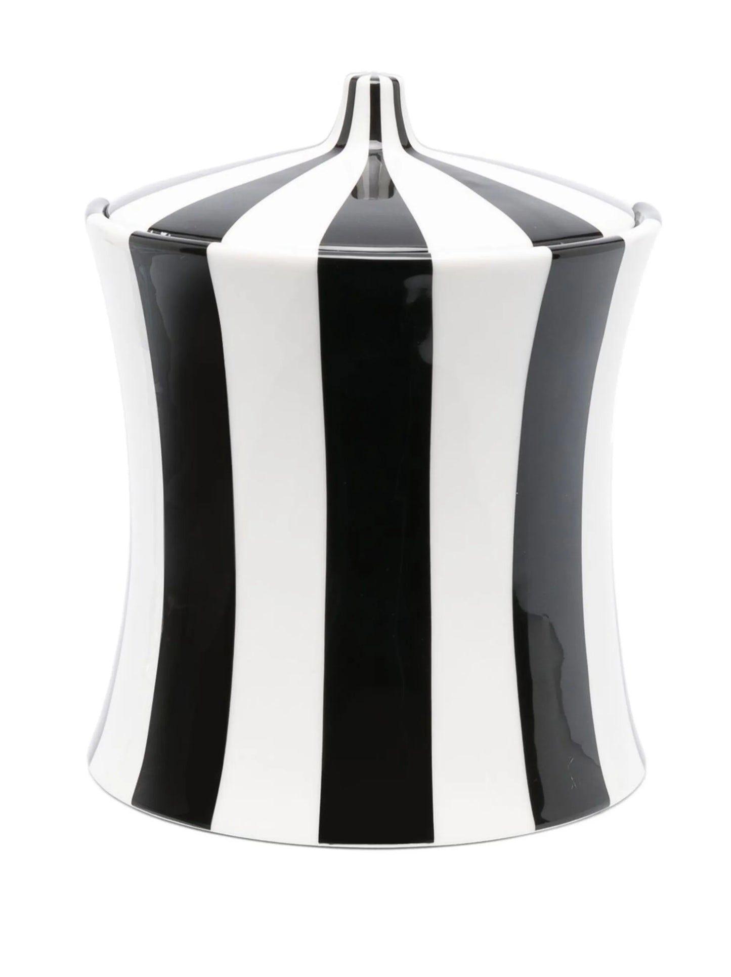 striped ceramic ice bucket