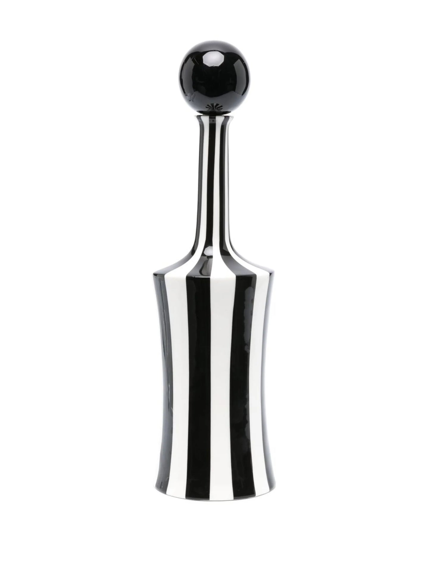 stripe ceramic decanter