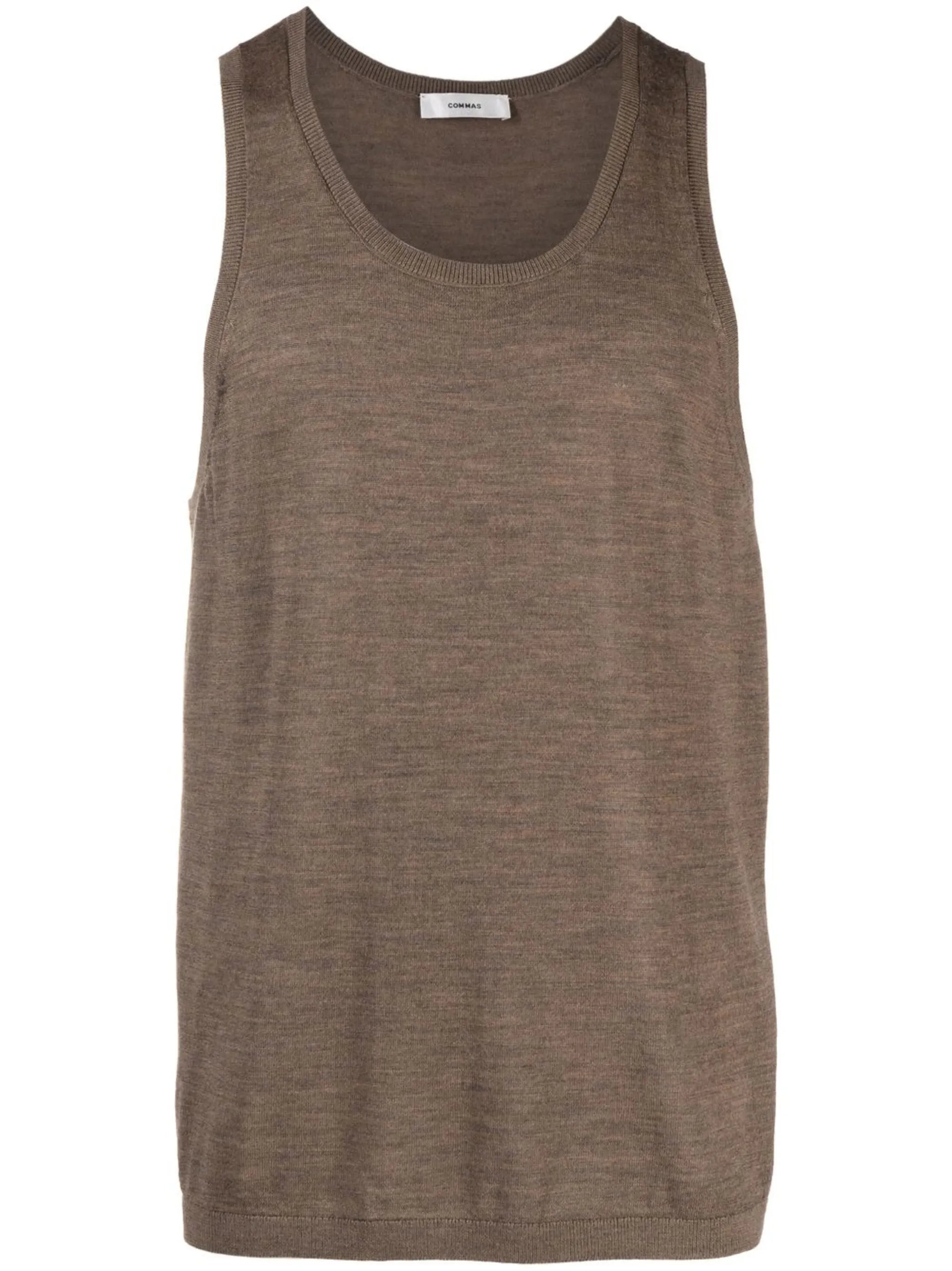 scoop-neck tank top