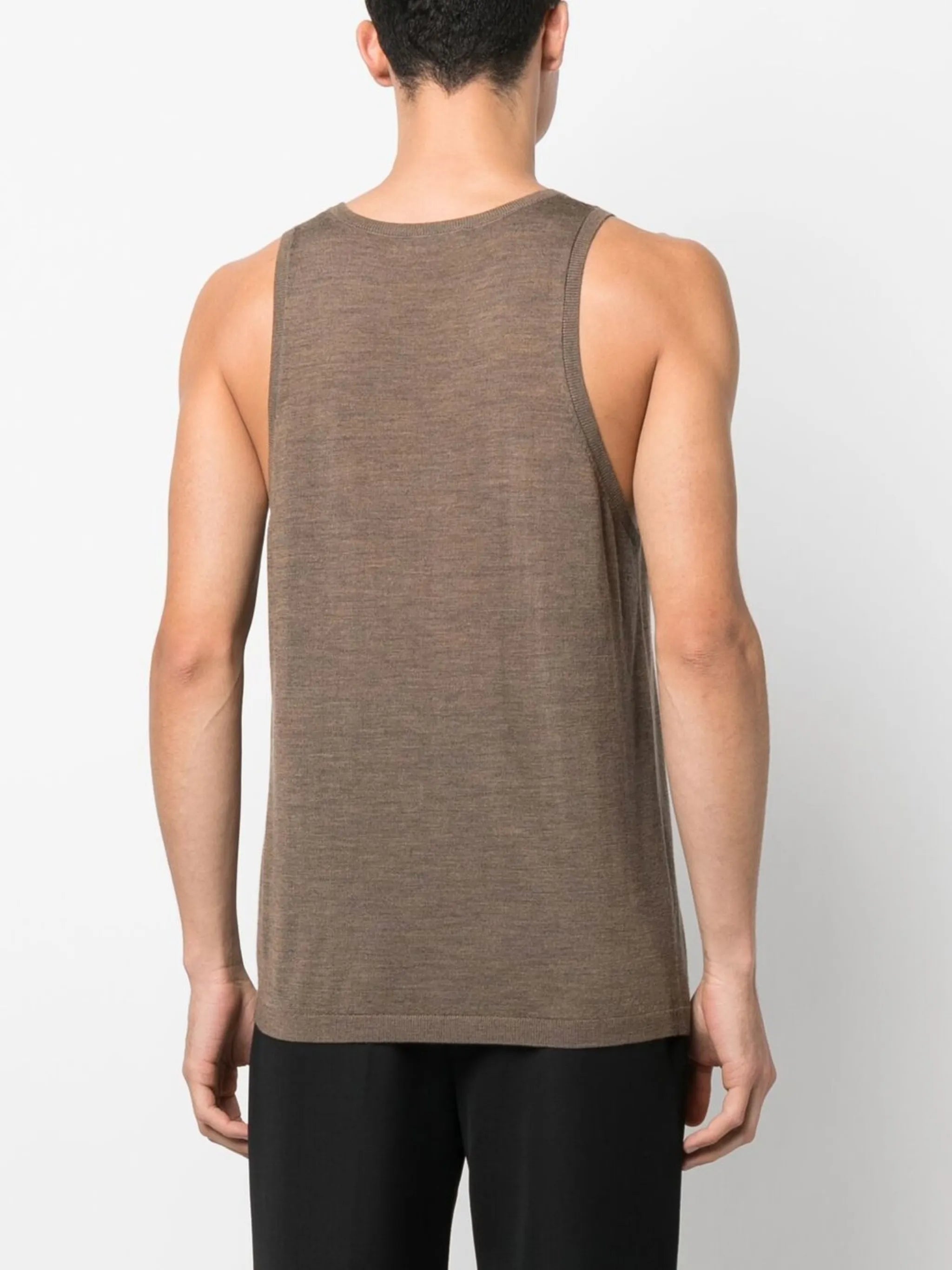 scoop-neck tank top