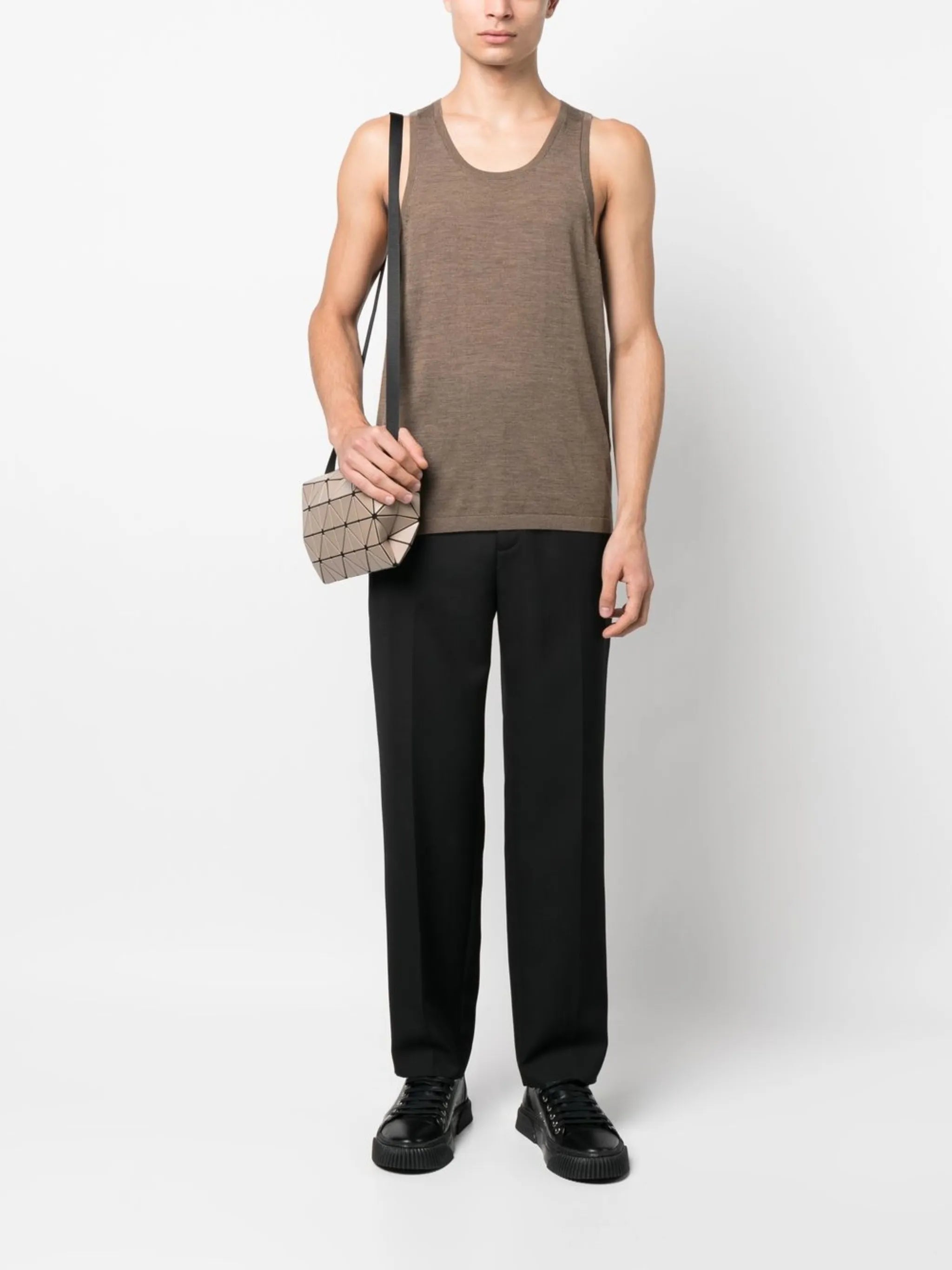 scoop-neck tank top