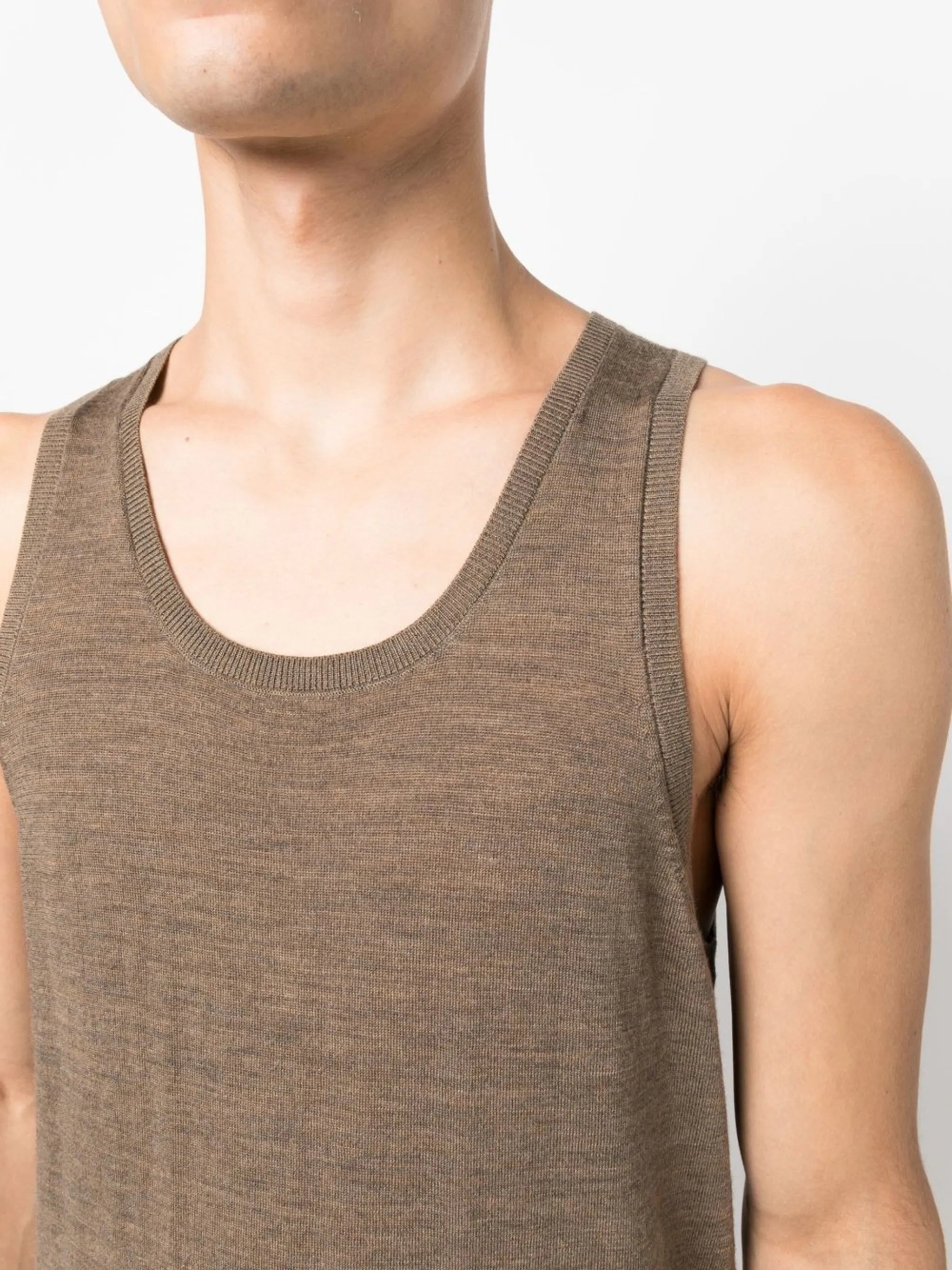 scoop-neck tank top