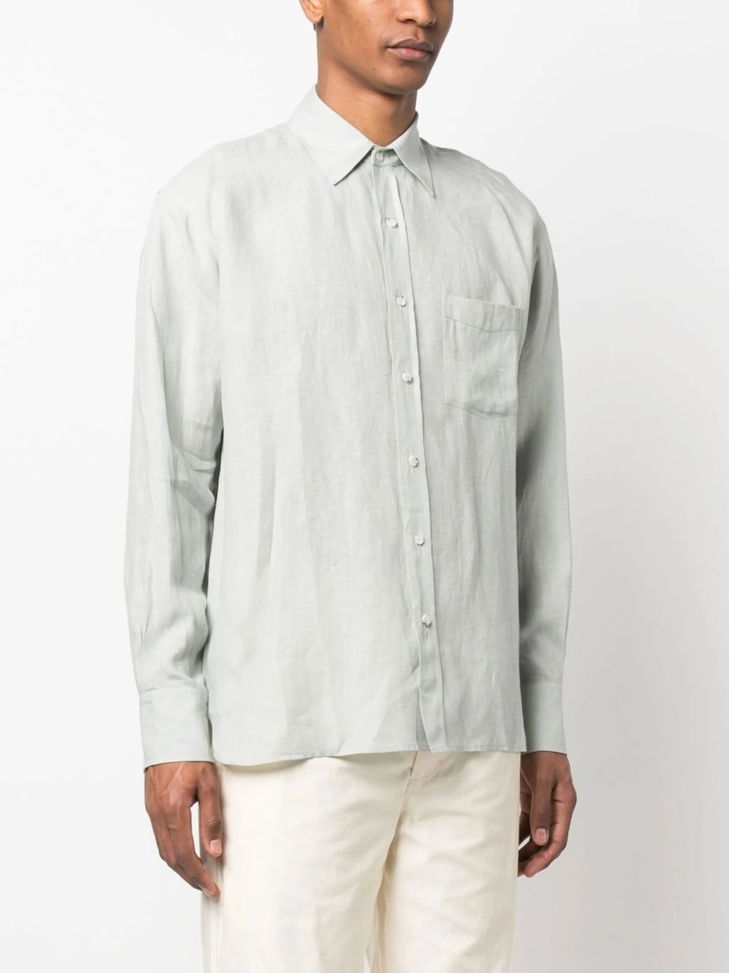 long-sleeve button-up shirt