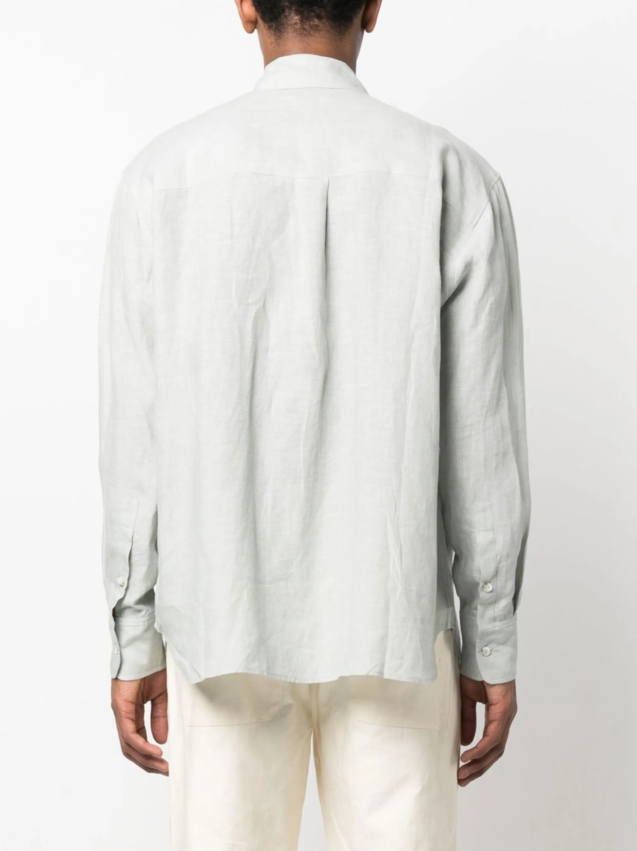 long-sleeve button-up shirt