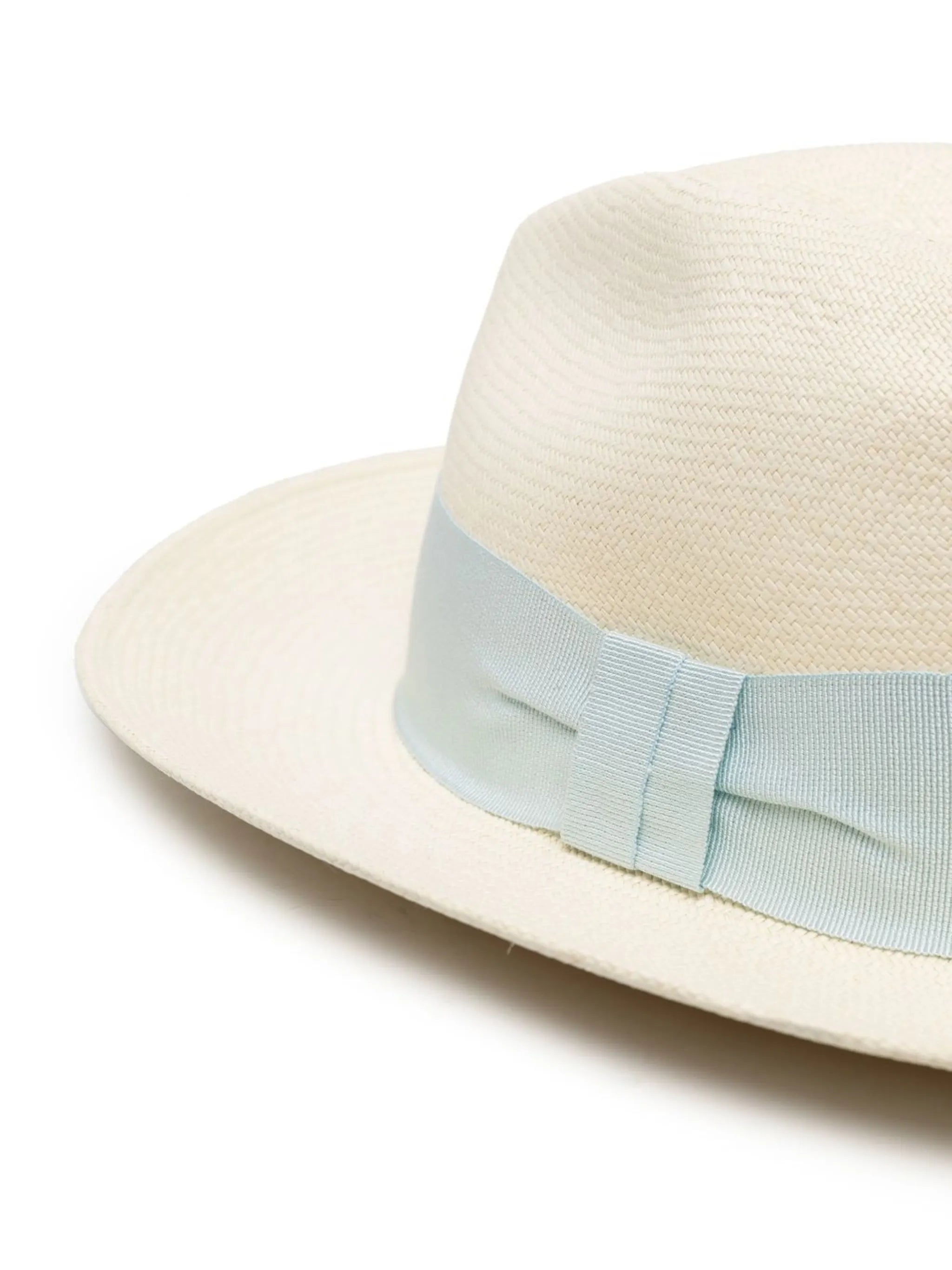 ribbon-trim Panama hat