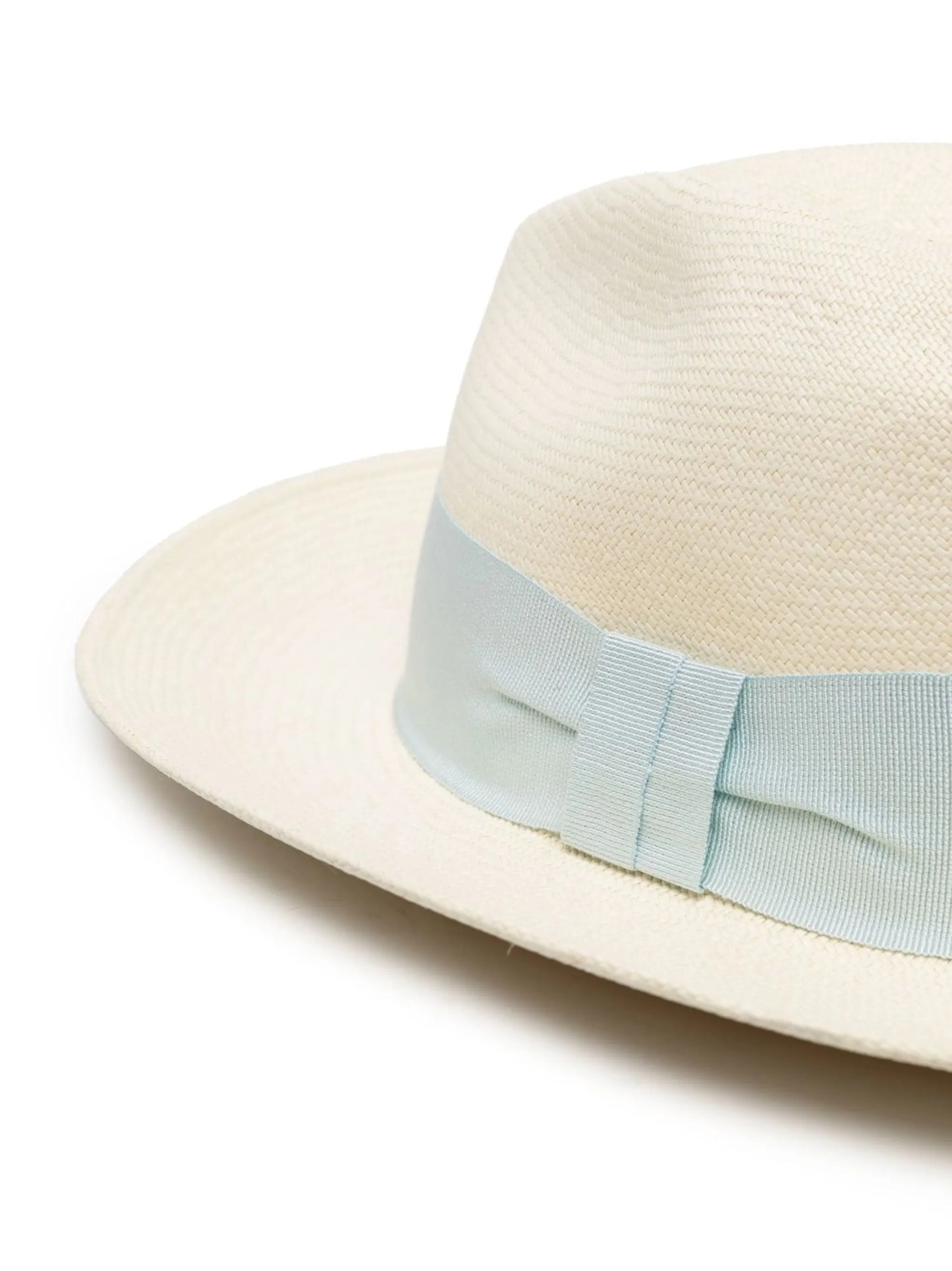 ribbon-trim Panama hat