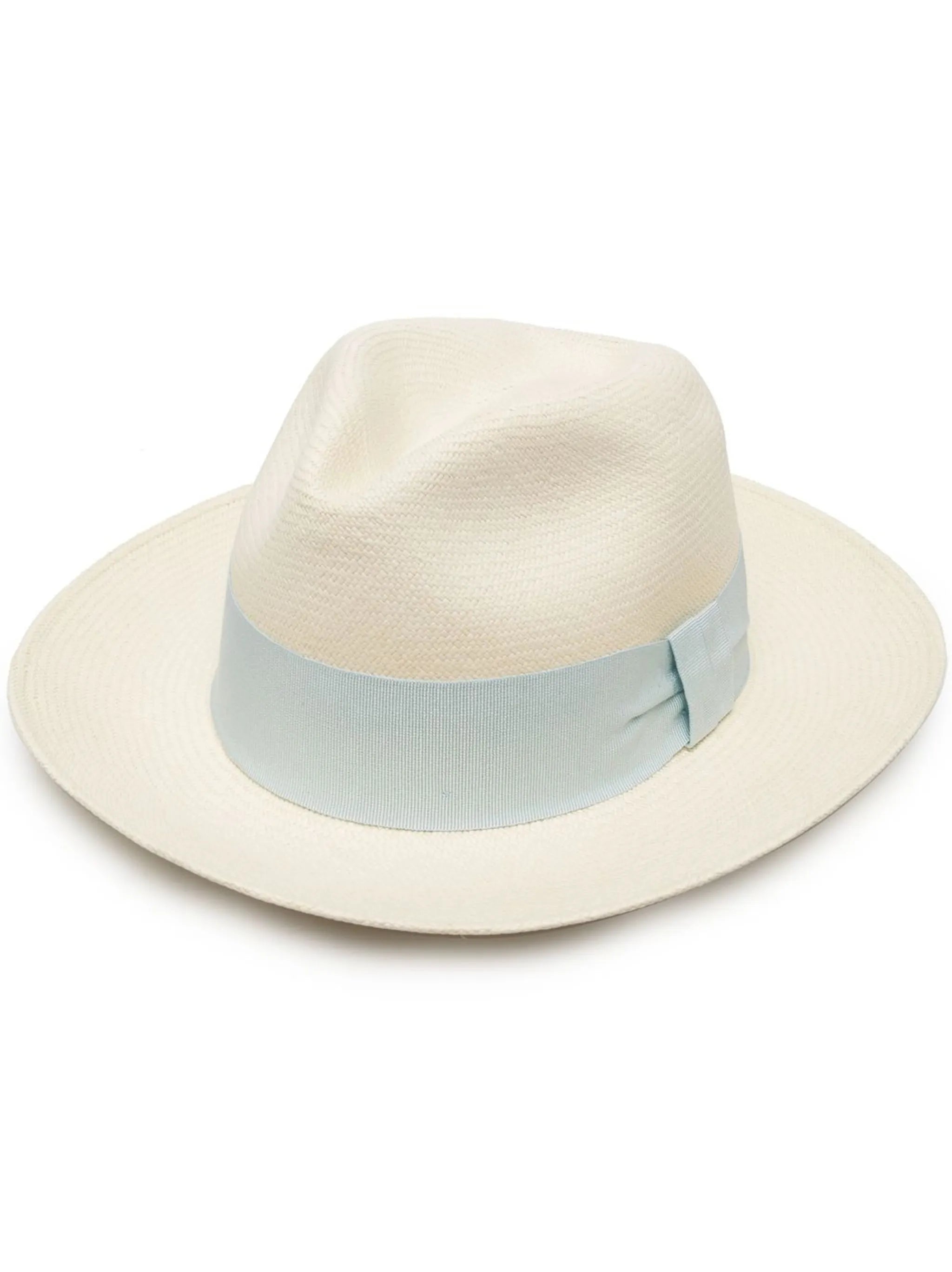 ribbon-trim Panama hat