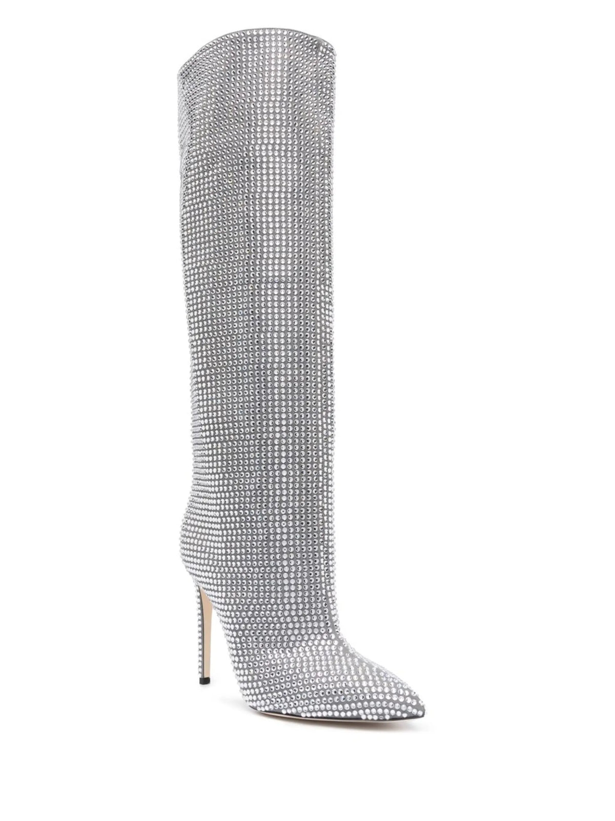 Holly crystal-embellished knee boots