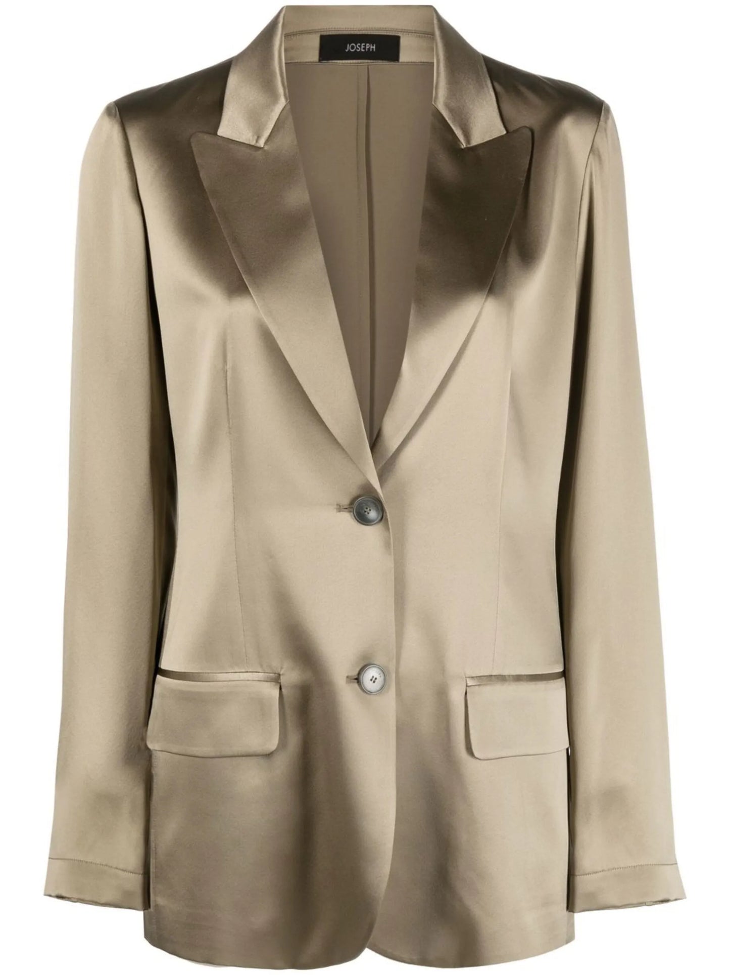 Moxon single-breasted silk blazer