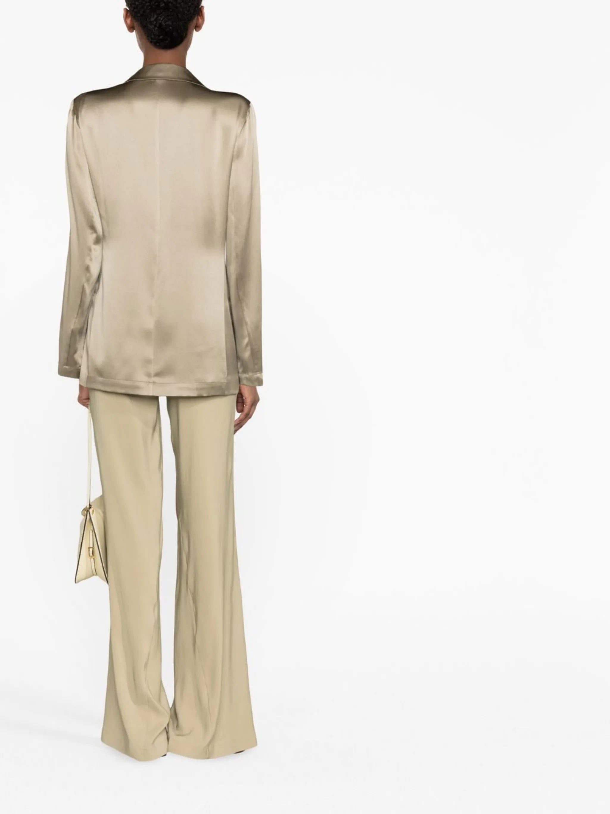 Moxon single-breasted silk blazer