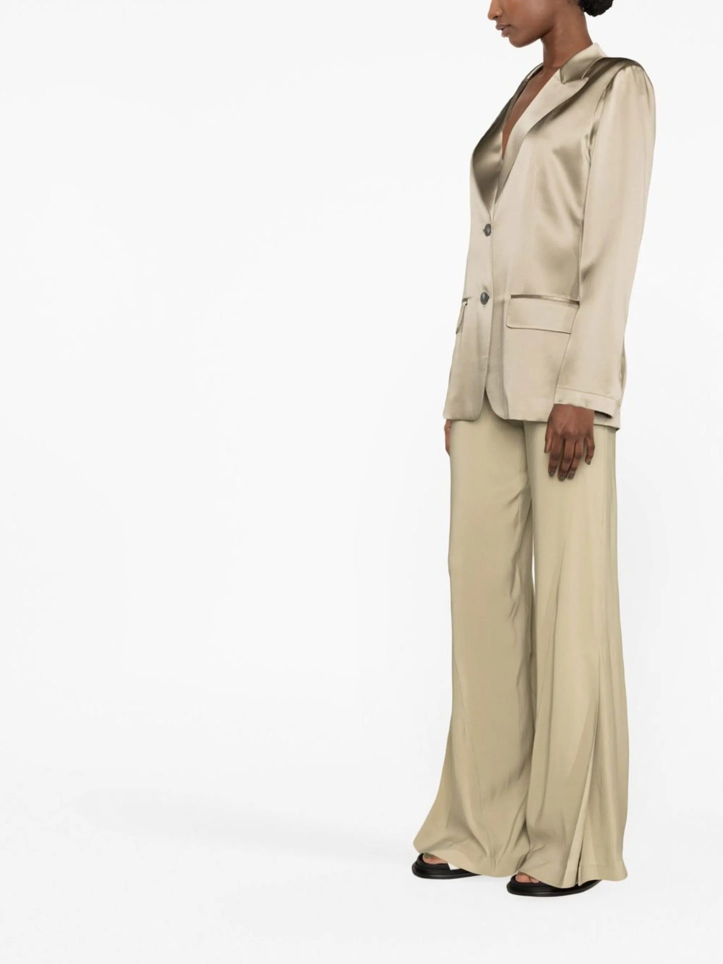 Moxon single-breasted silk blazer