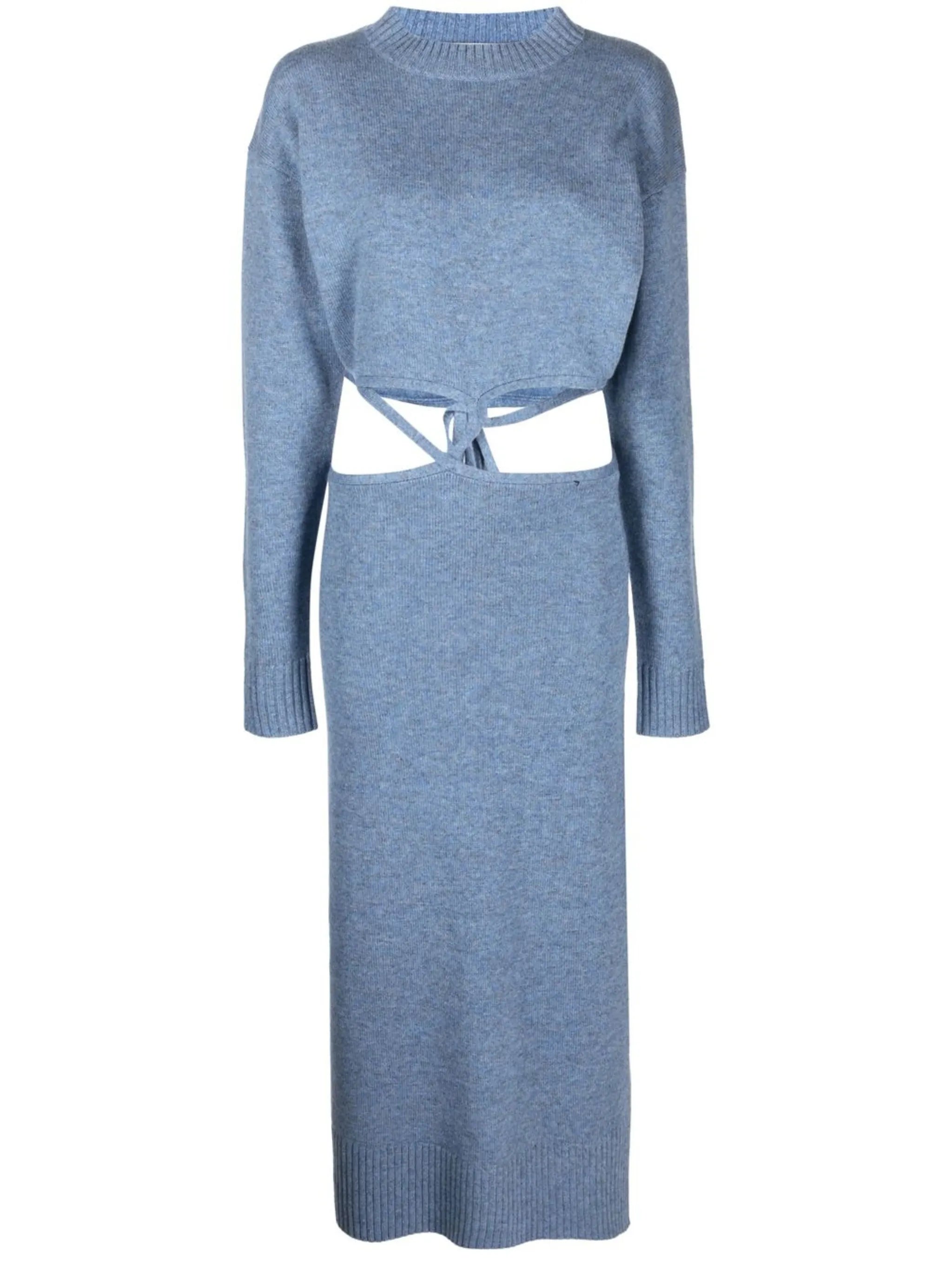 cut-out detail midi dress
