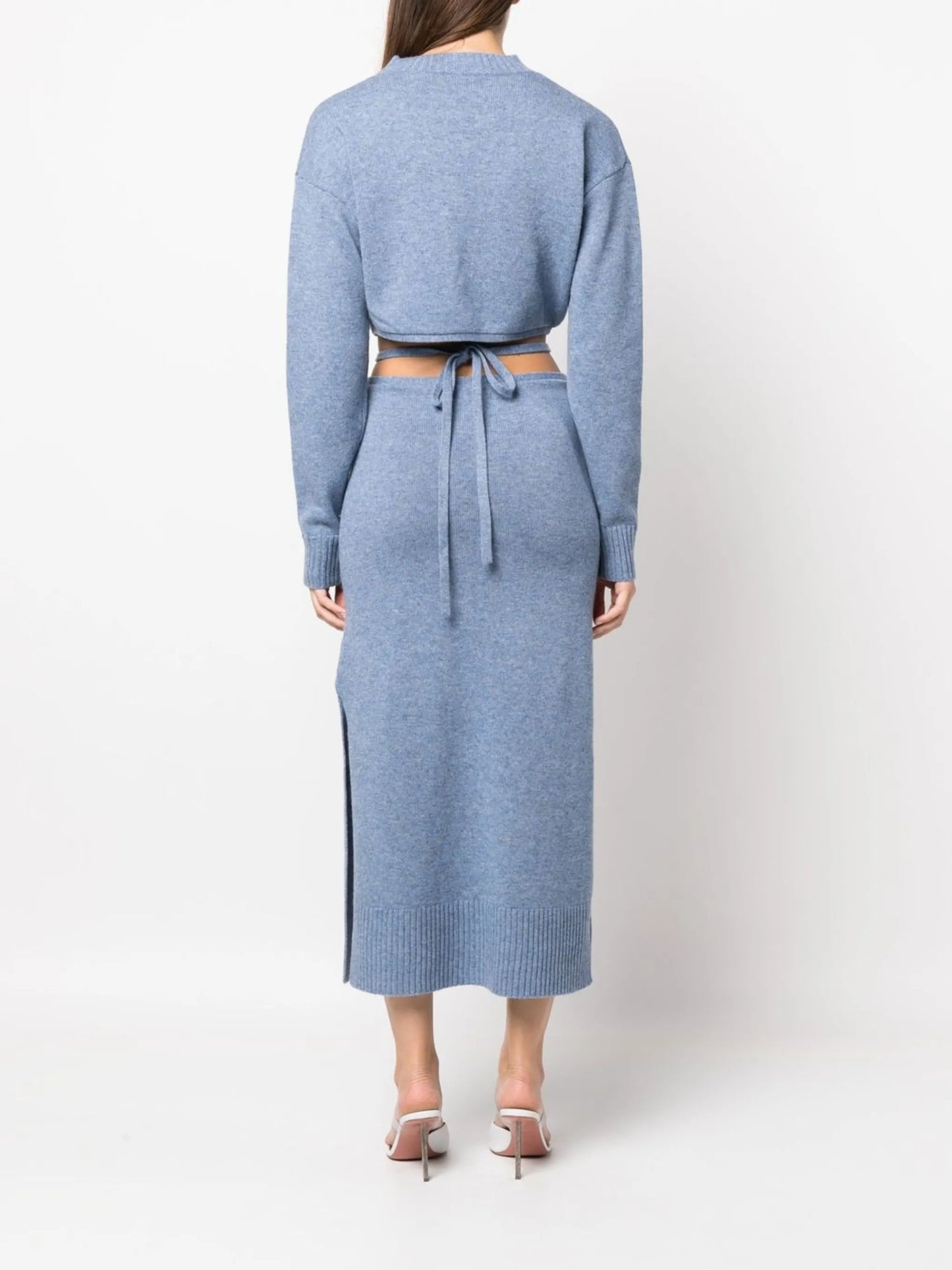 cut-out detail midi dress