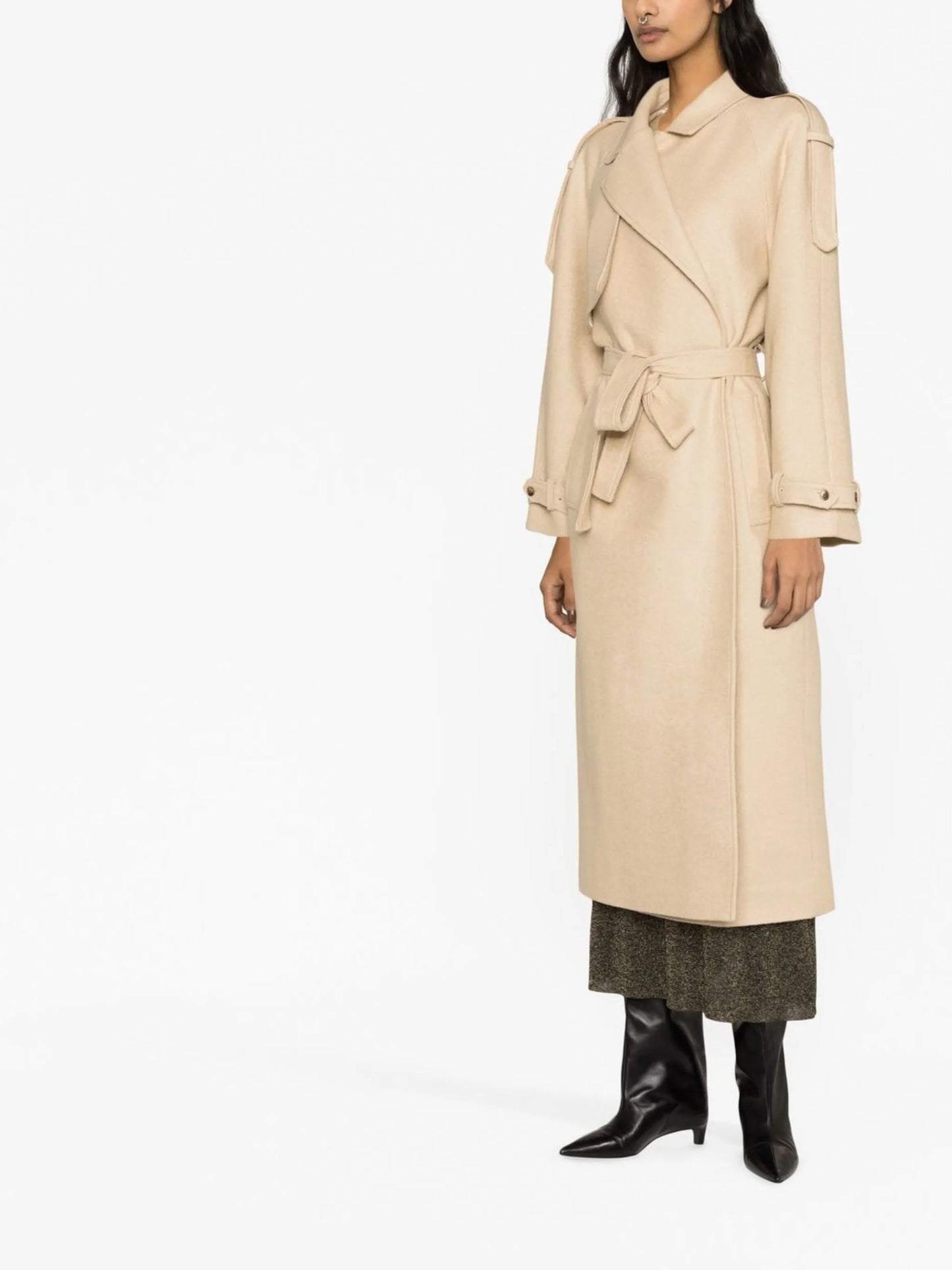 Suzanne belted trench coat