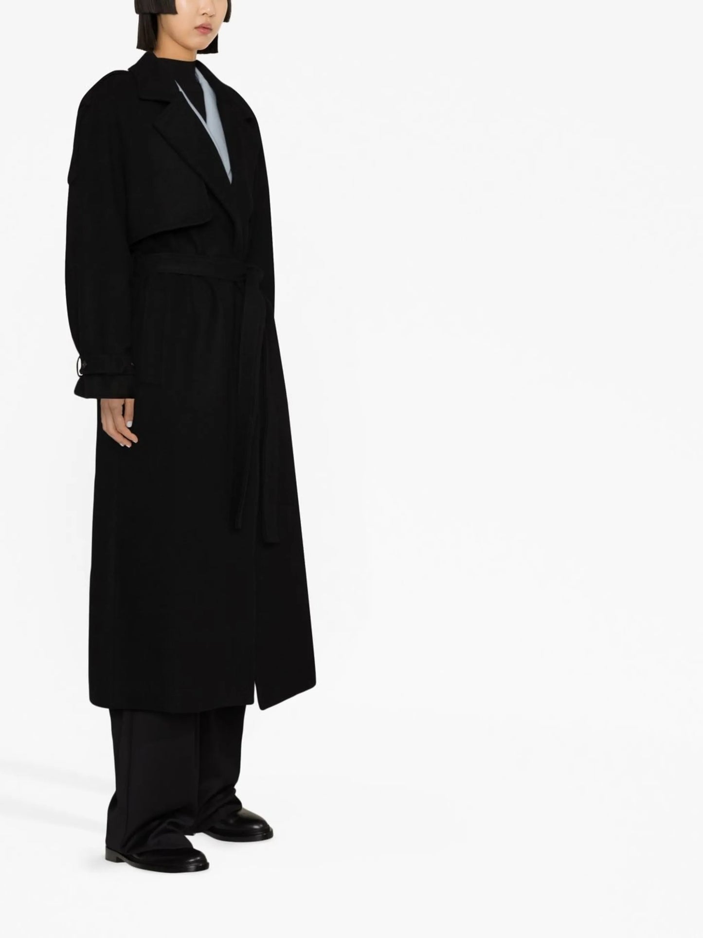 Suzanne wool trench coat
