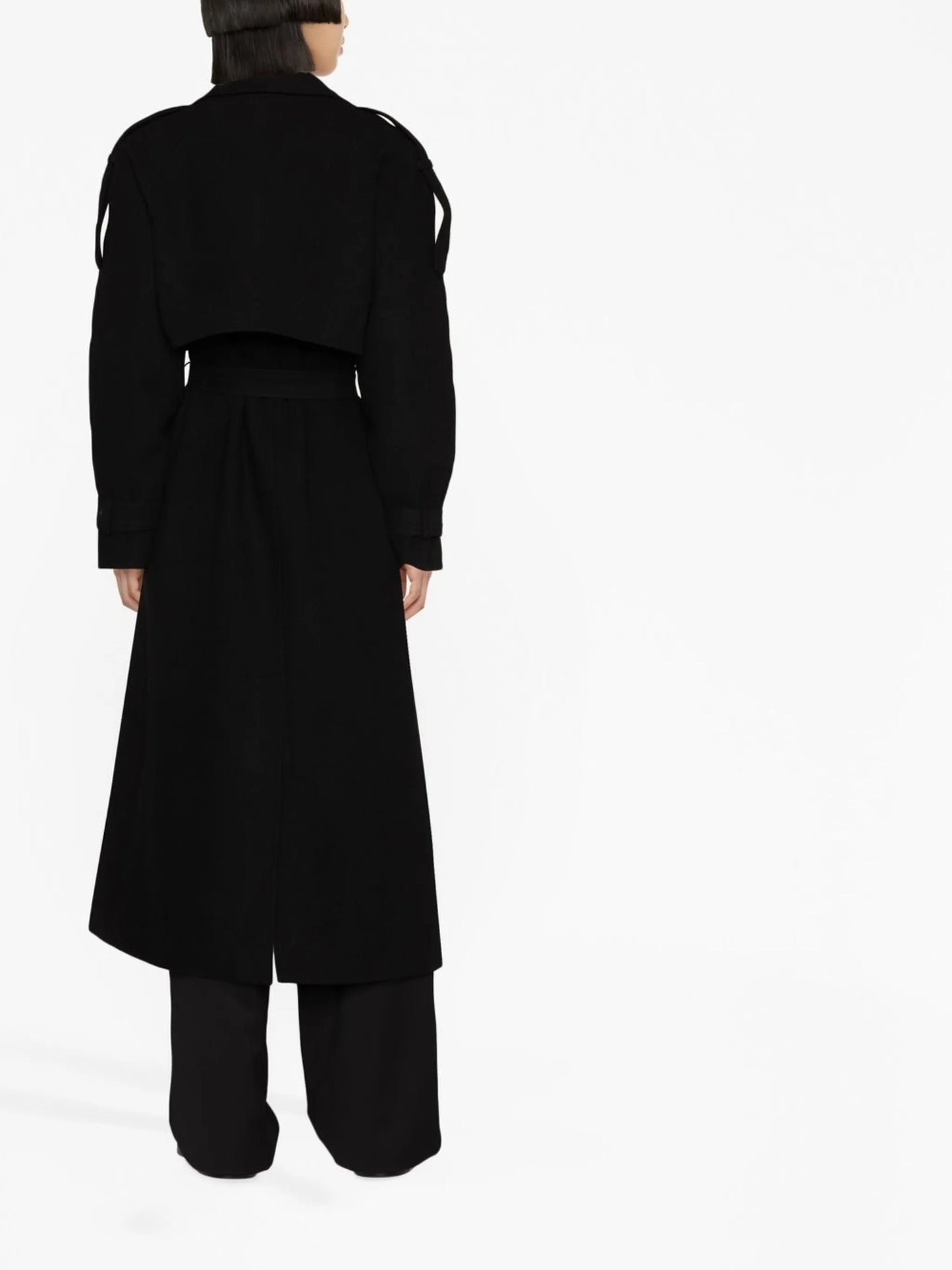 Suzanne wool trench coat