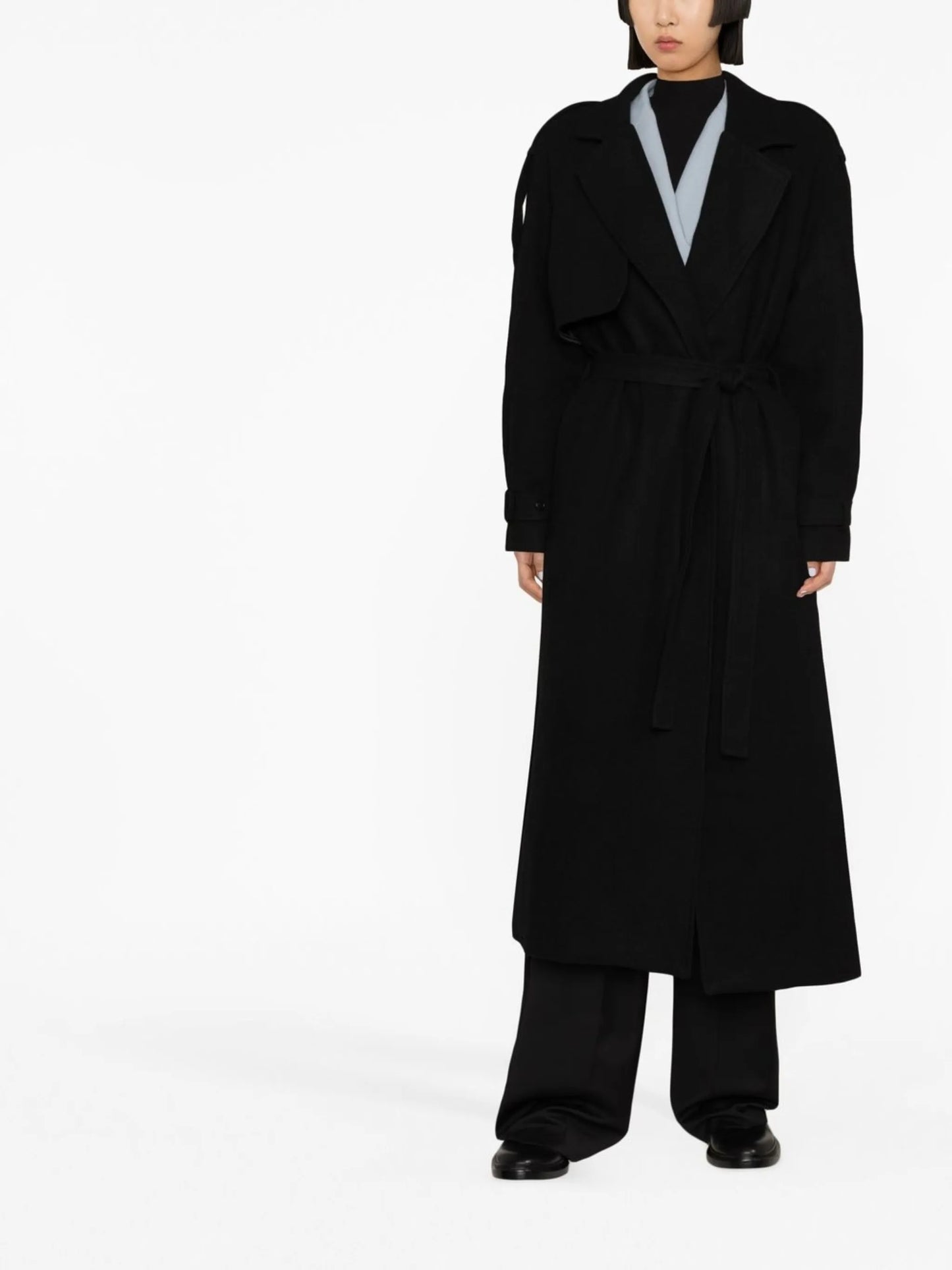 Suzanne wool trench coat