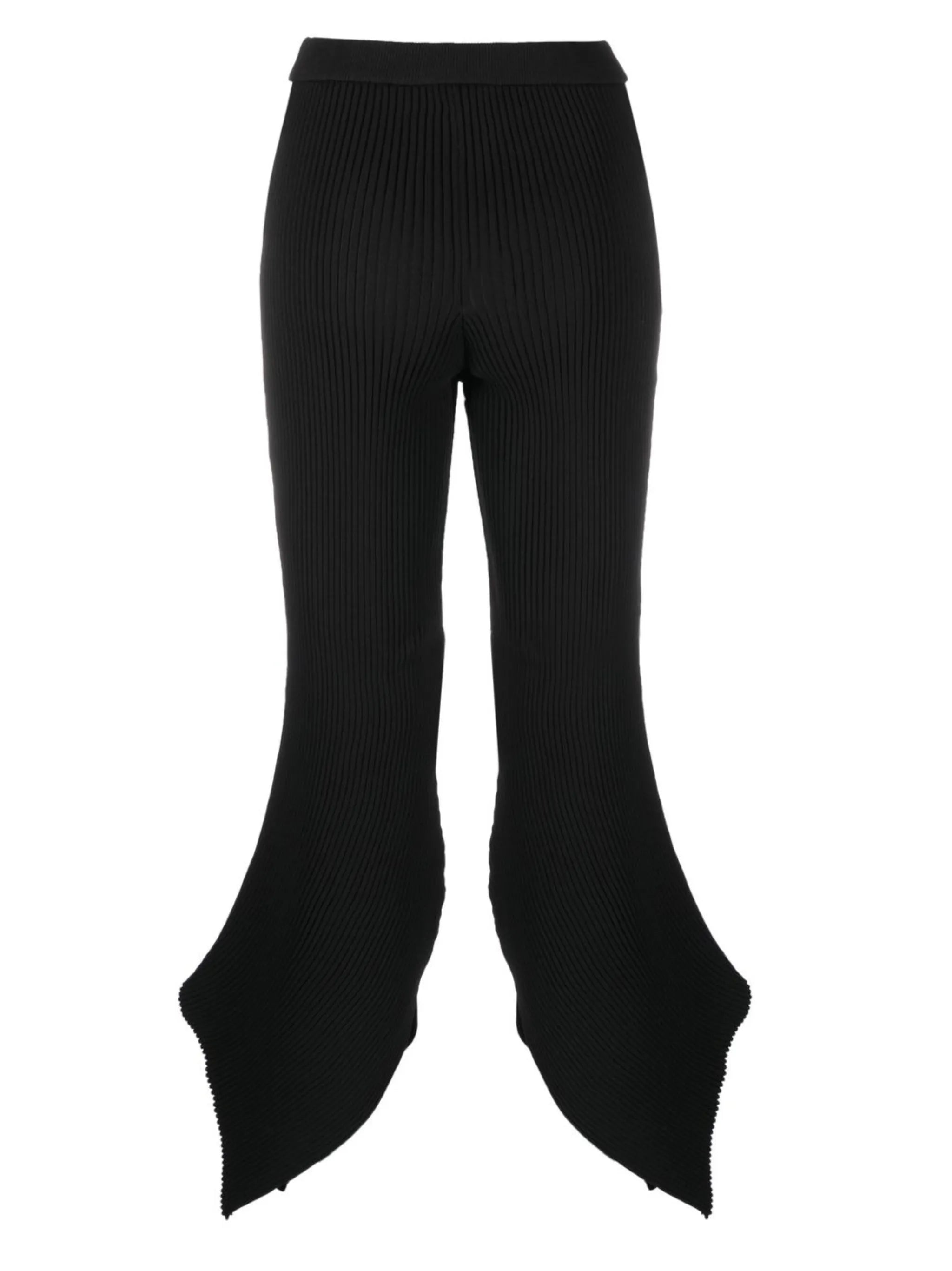Fluidity Arc ribbed-knit trousers