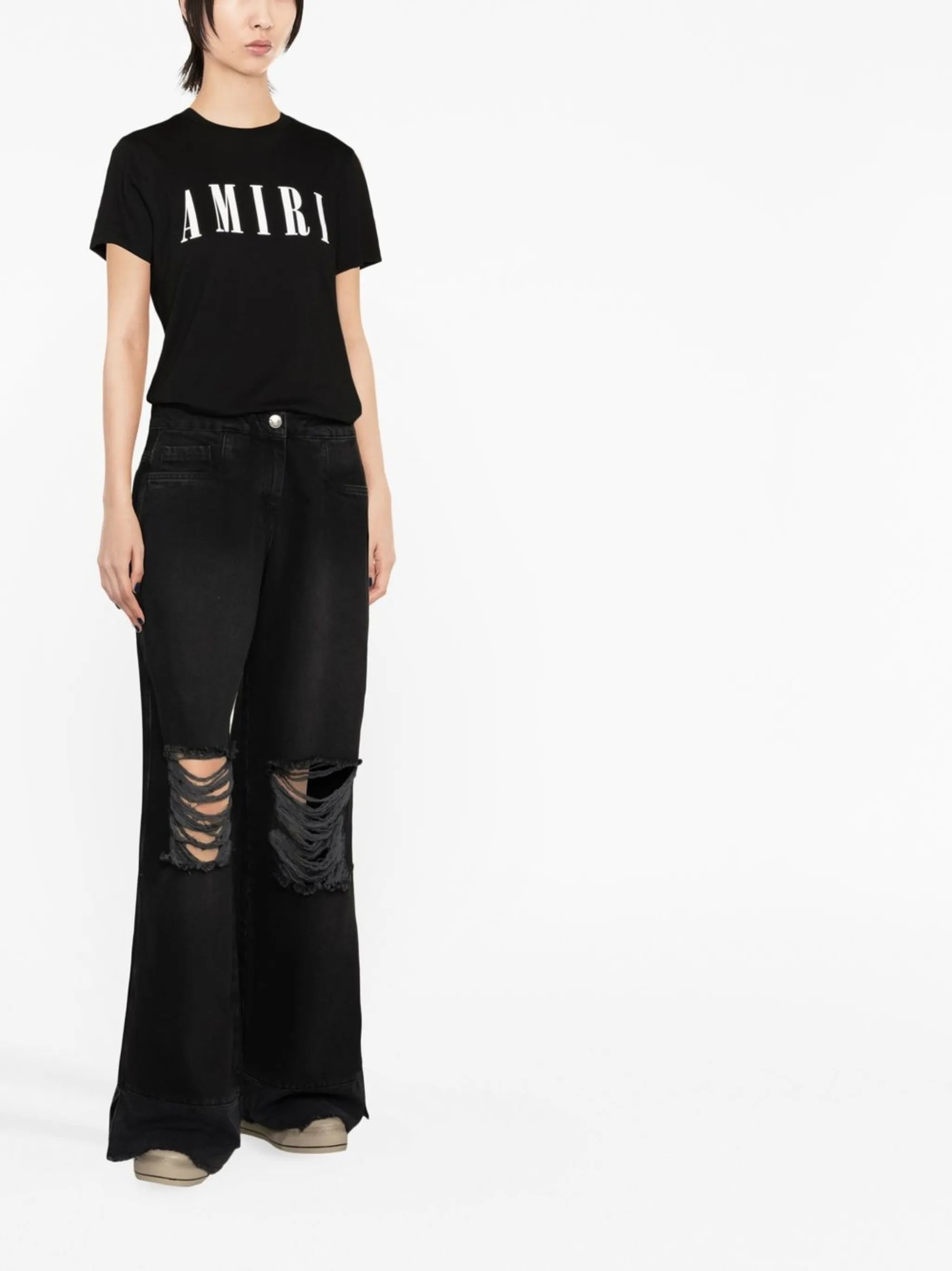 logo-print cotton T-shirt