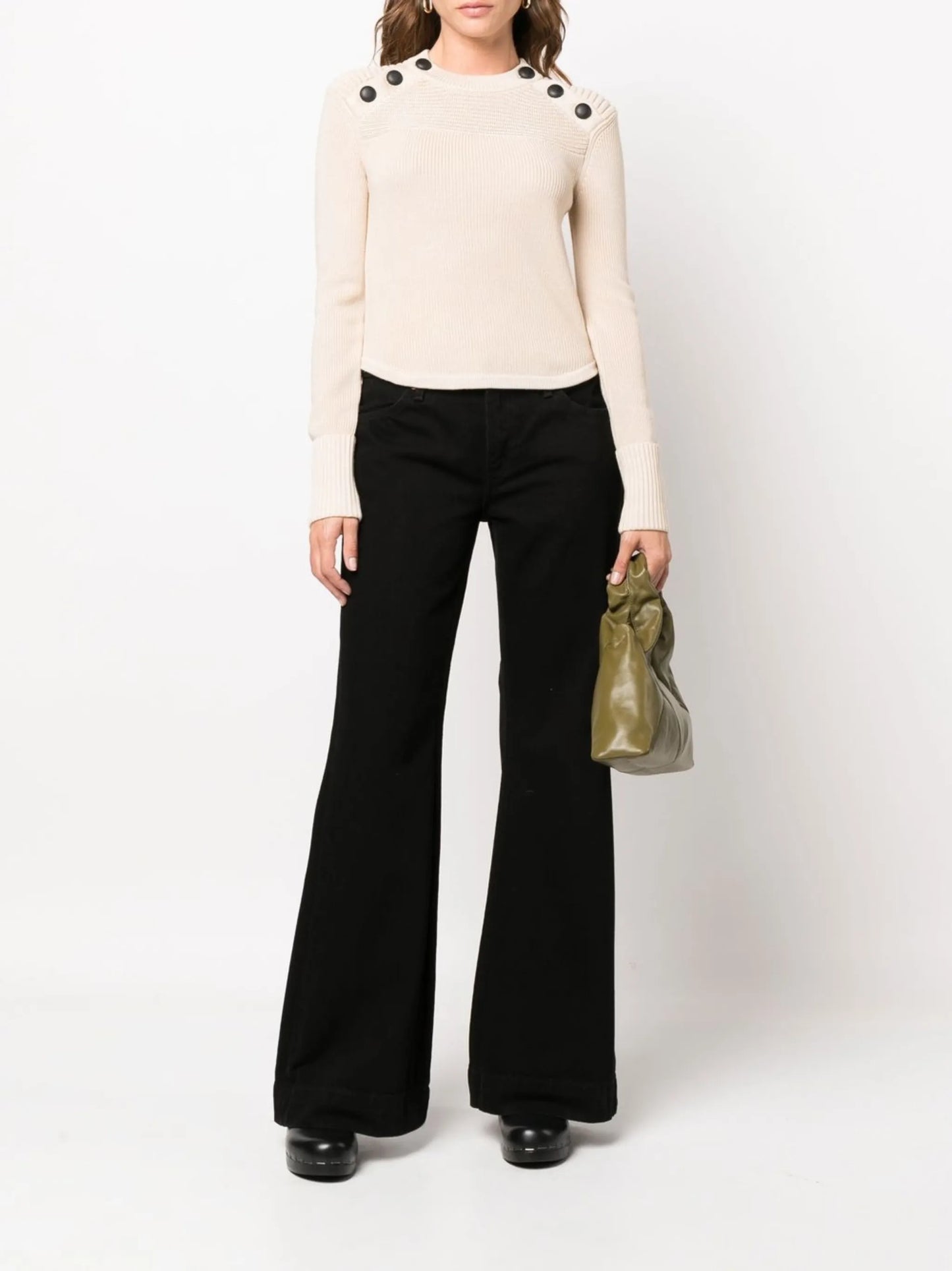 '70s mid-rise flared jeans