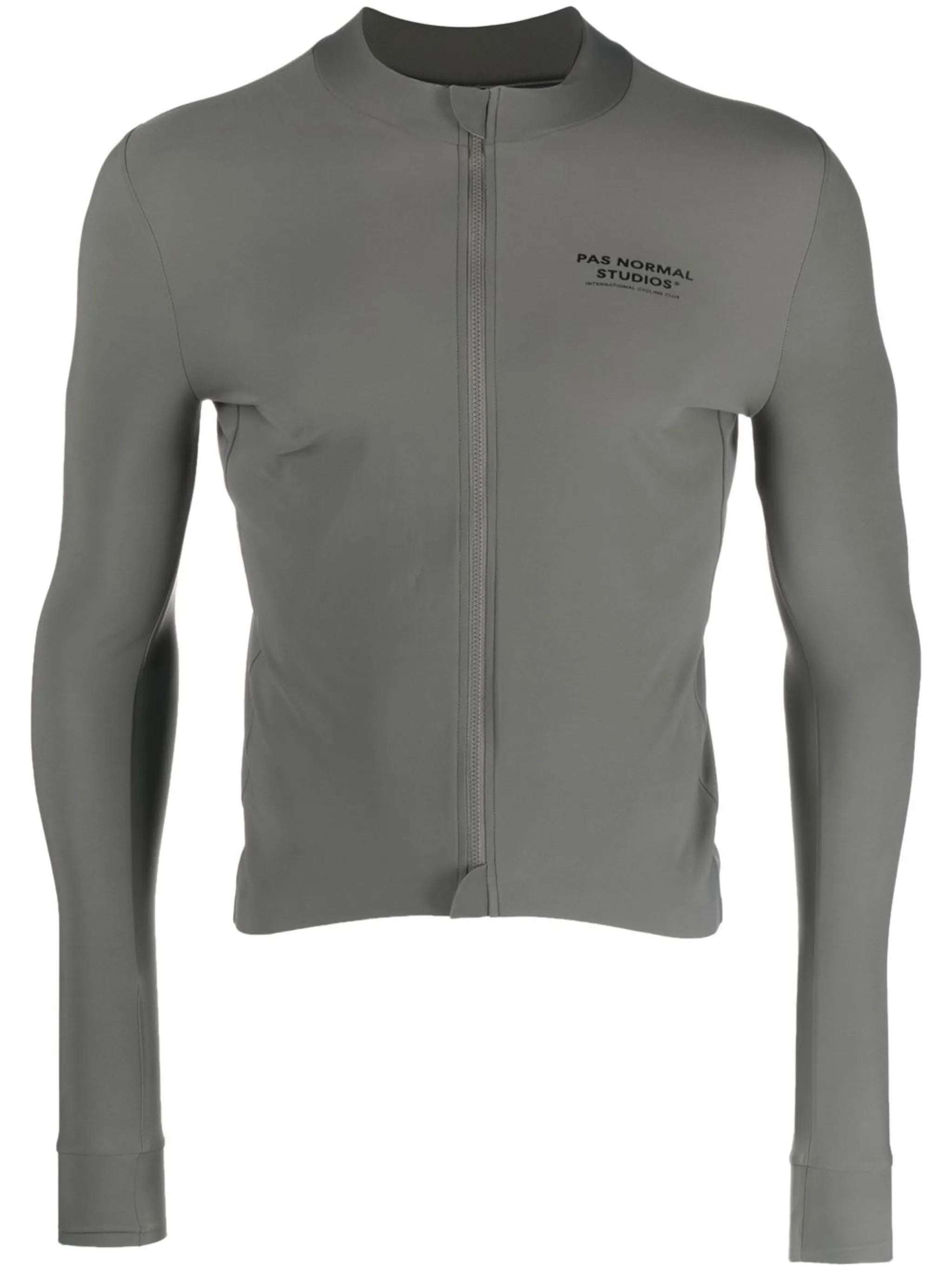 logo-print zip-up sweatshirt
