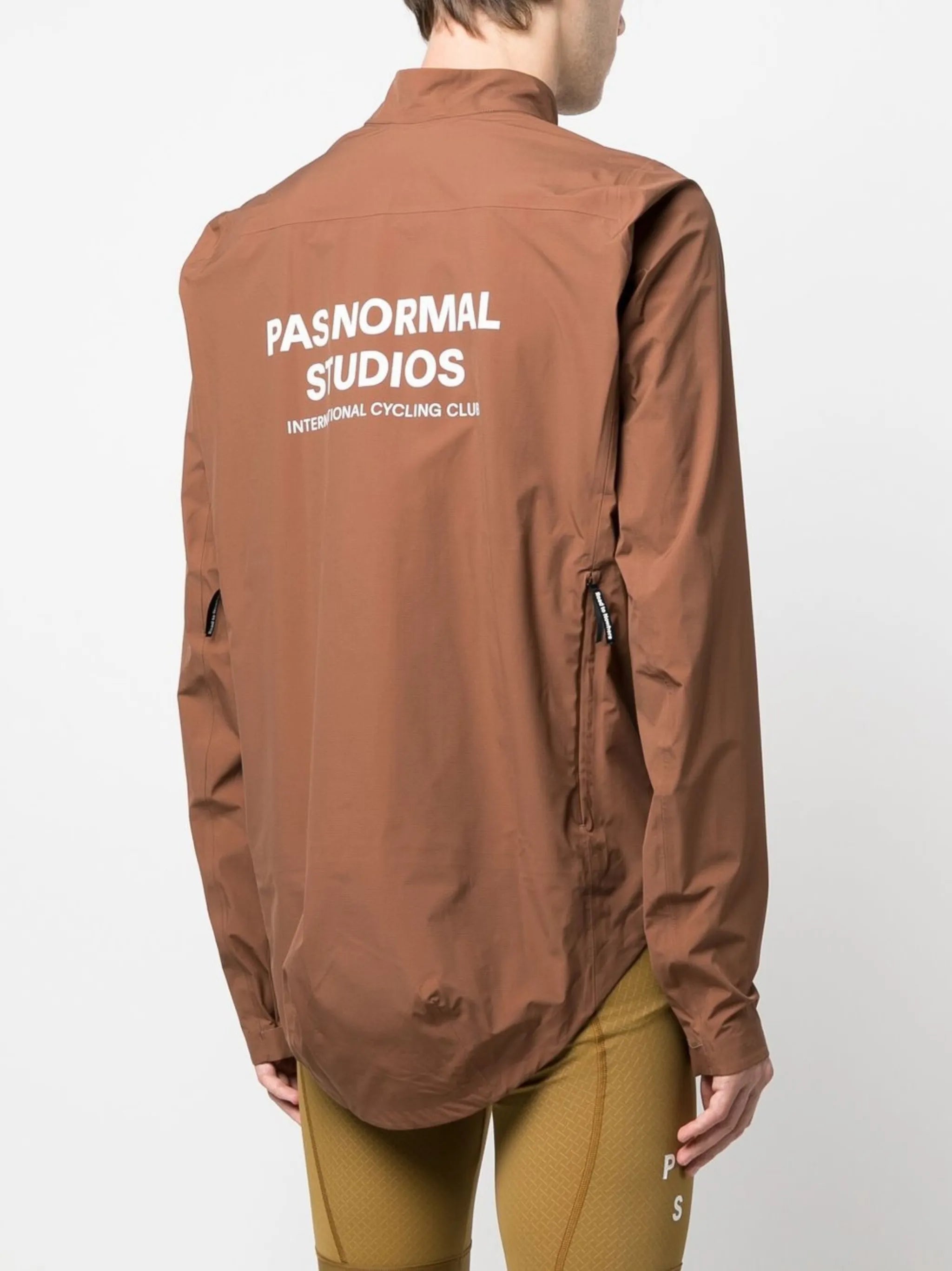 logo-print zip-up jacket
