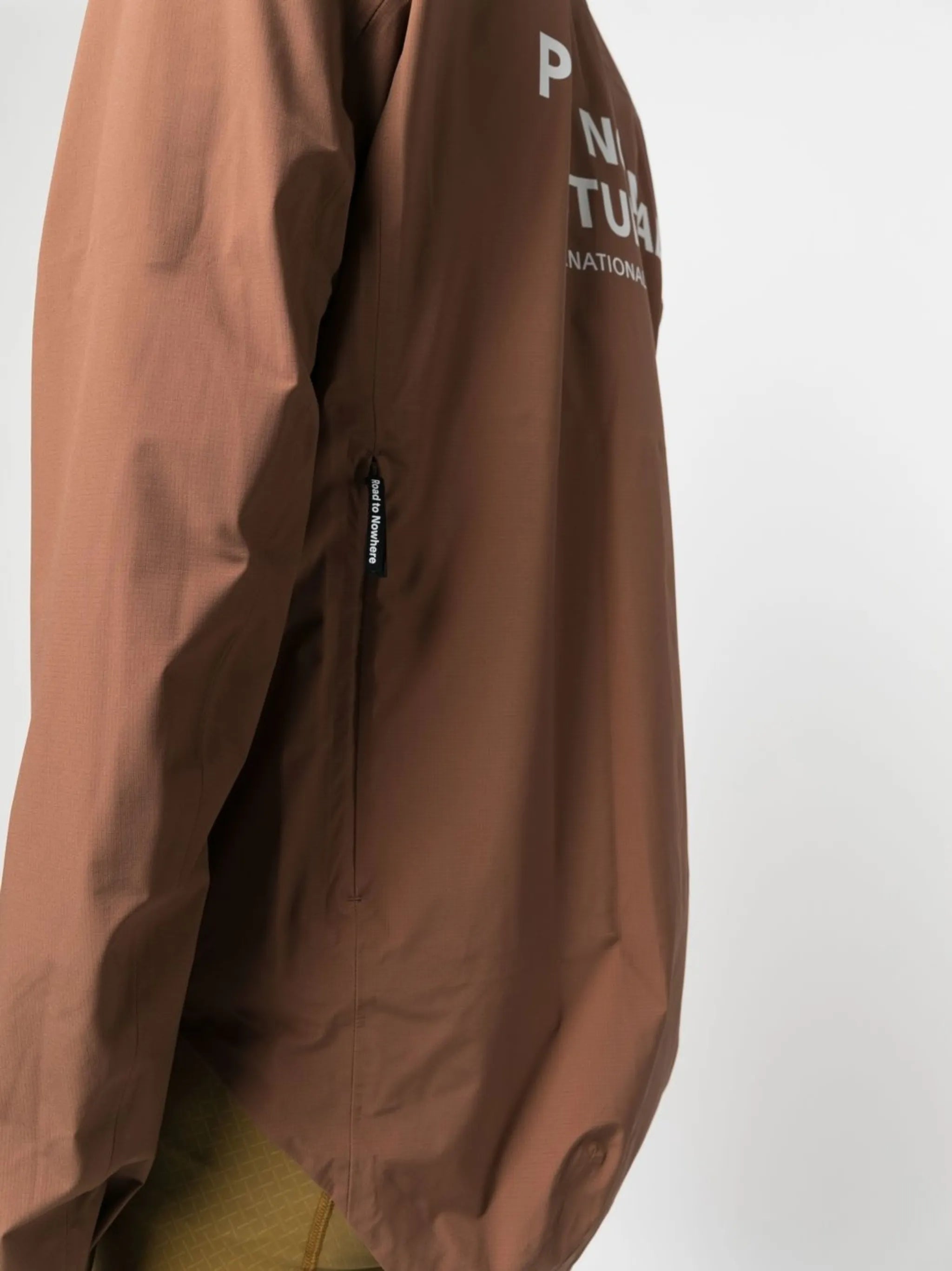 logo-print zip-up jacket