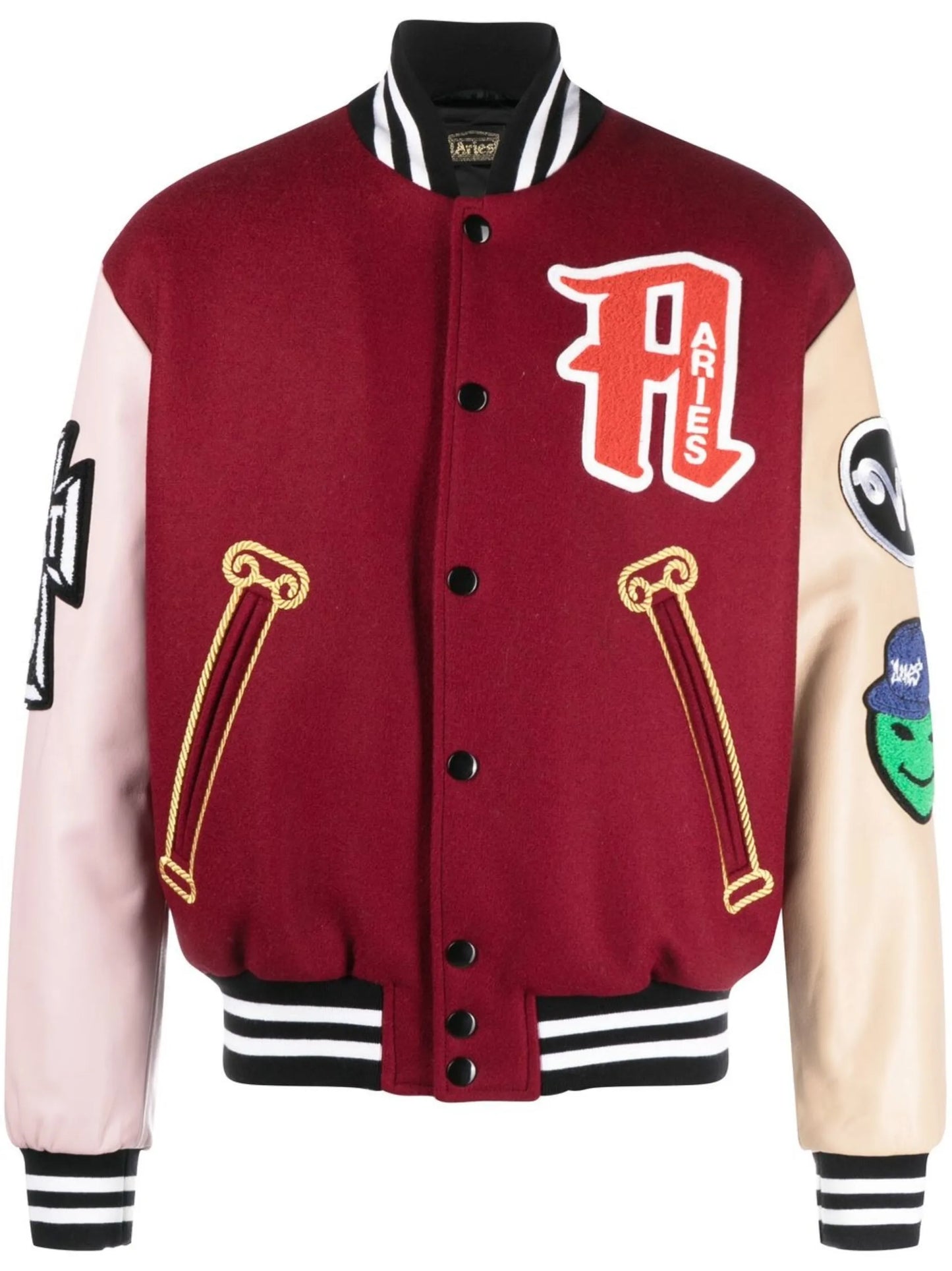logo-patch varsity jacket