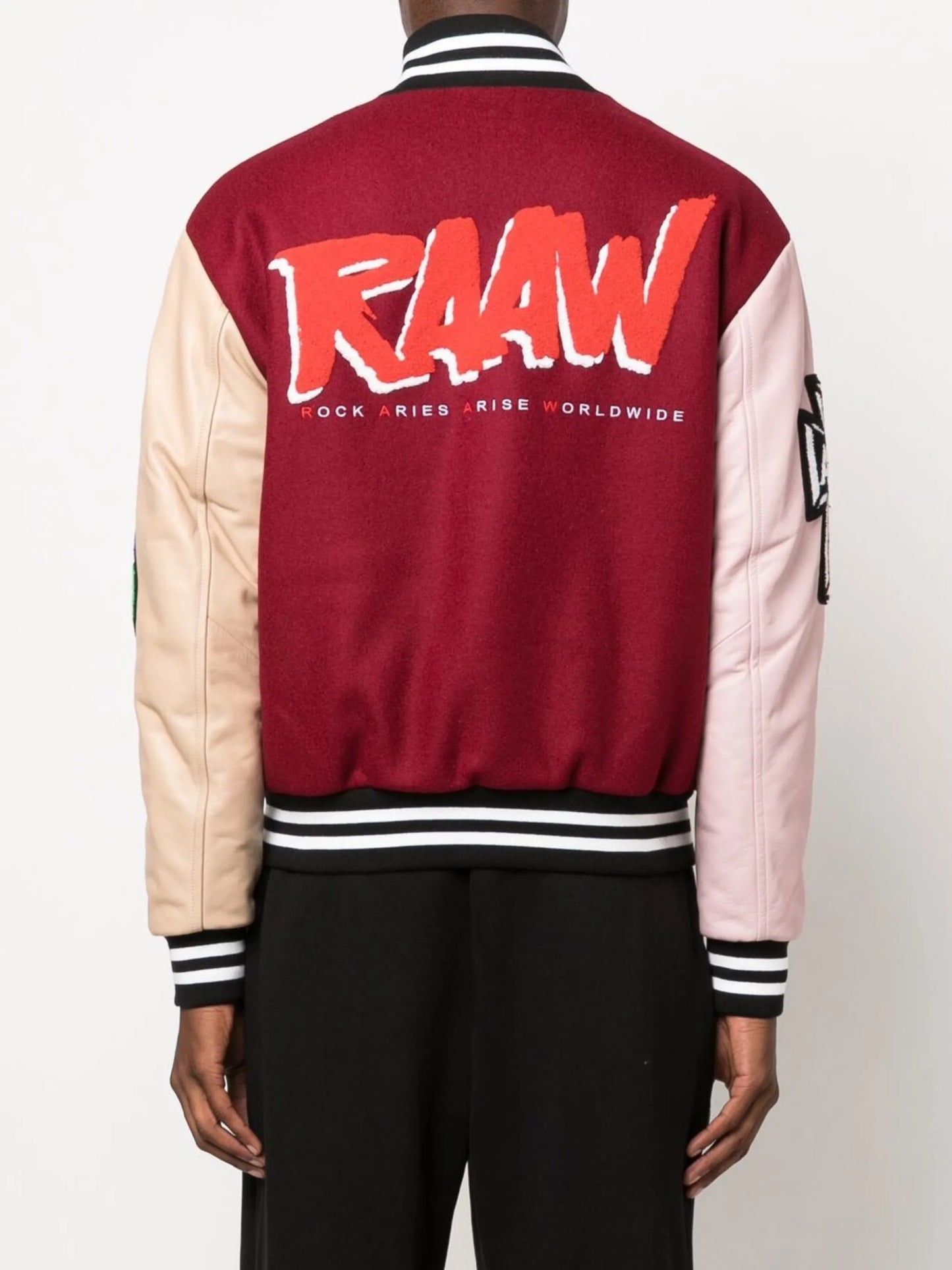 logo-patch varsity jacket
