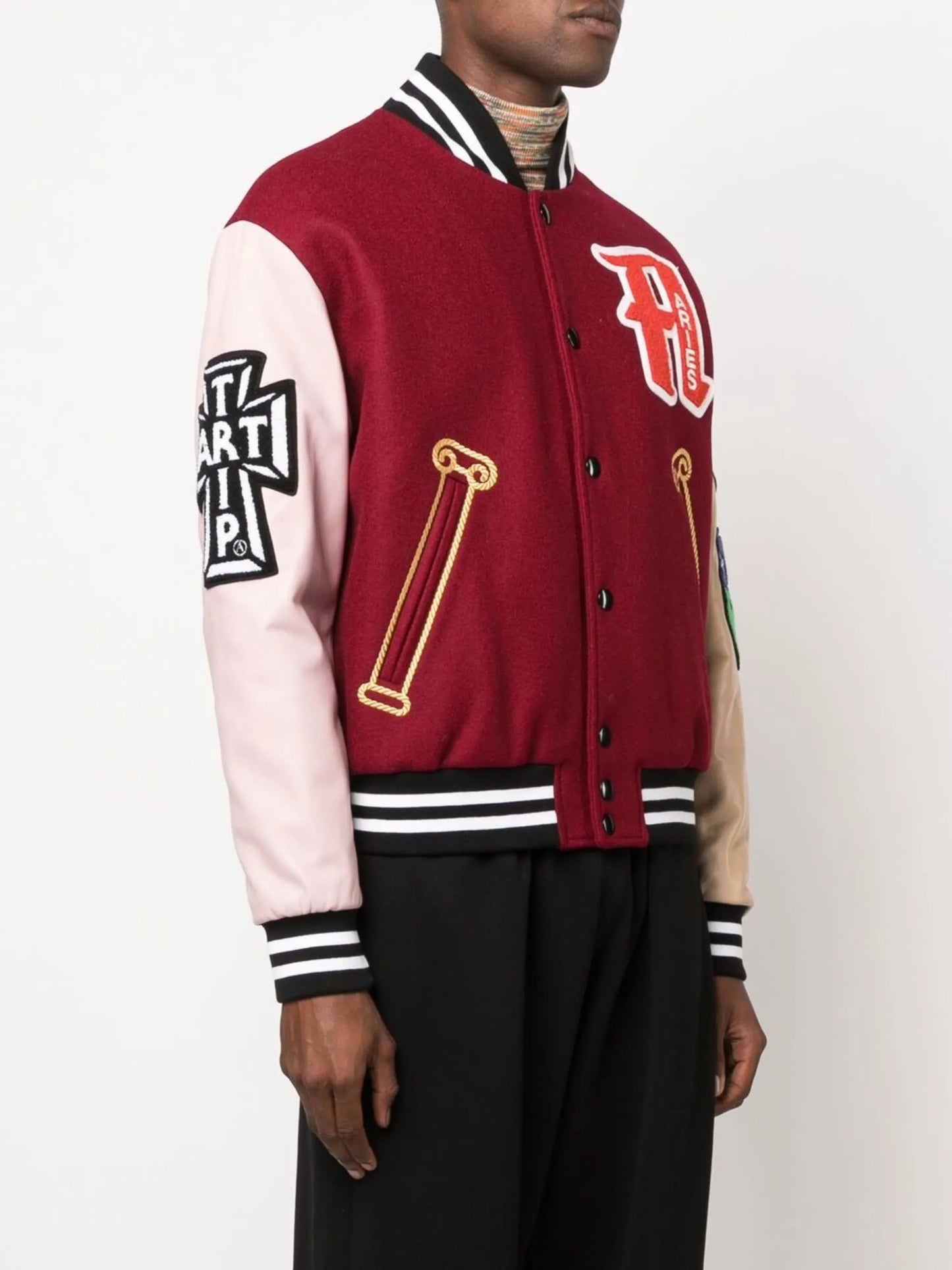 logo-patch varsity jacket