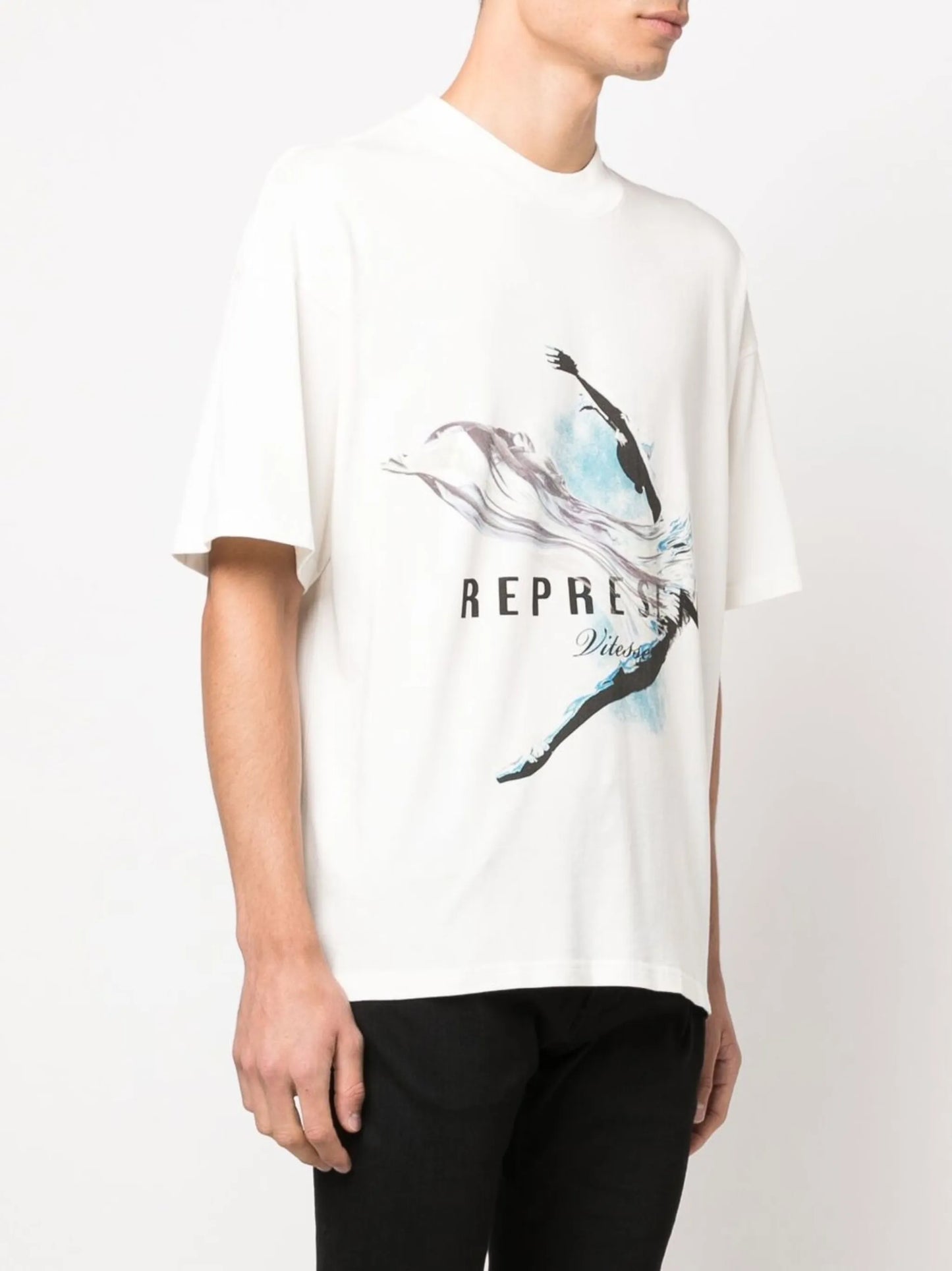 graphic-print oversize T-shirt