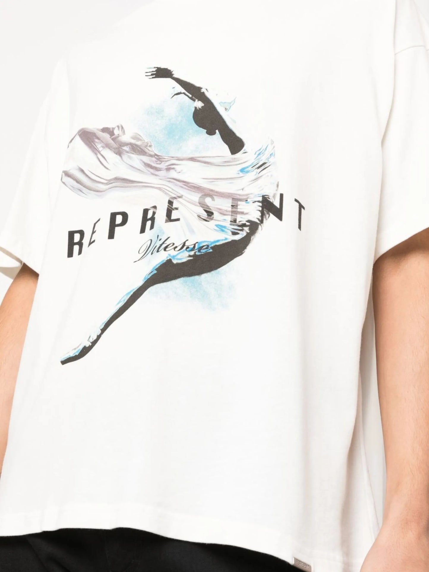 graphic-print oversize T-shirt