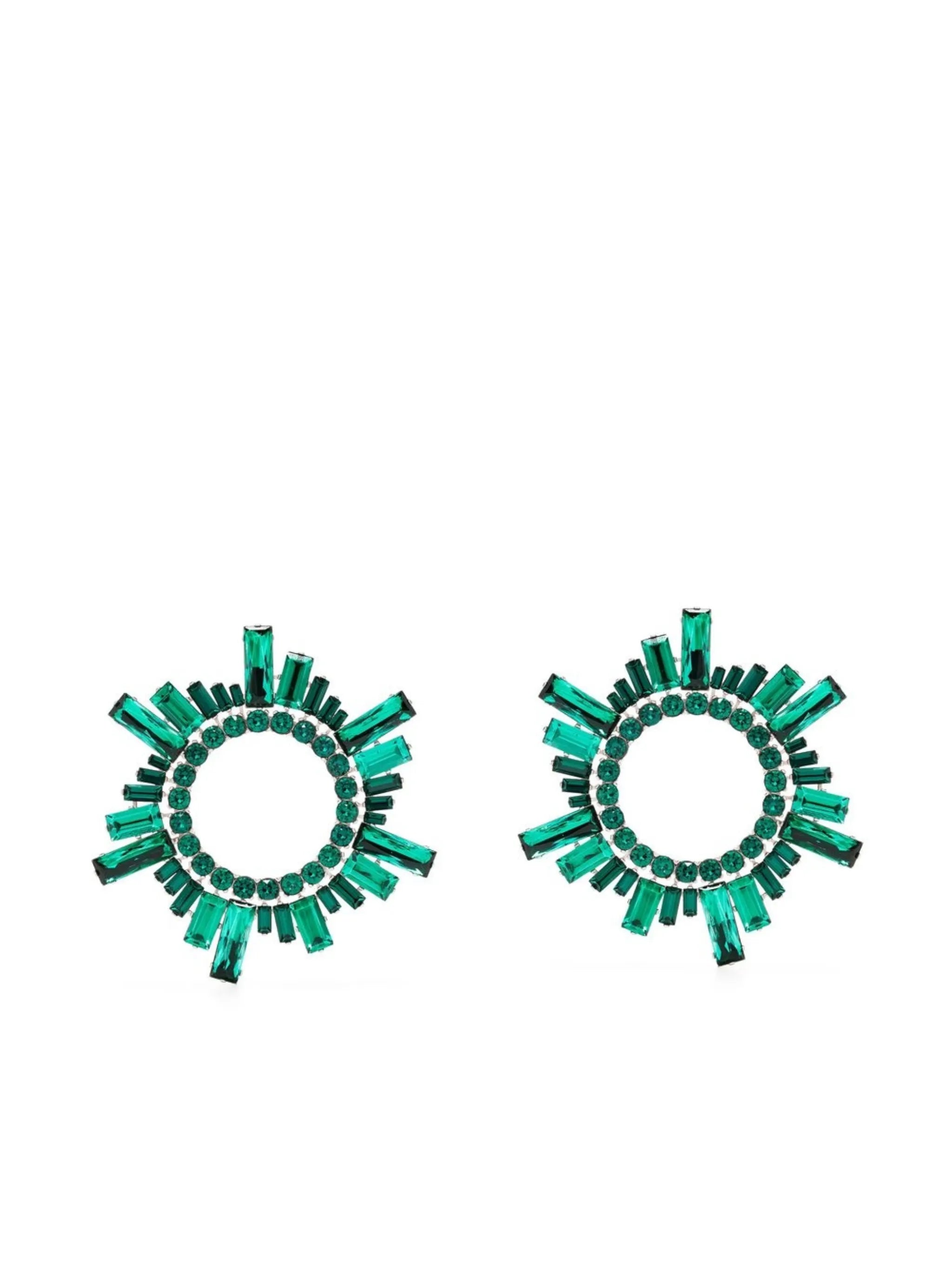 Begum crystal-embellished earrings